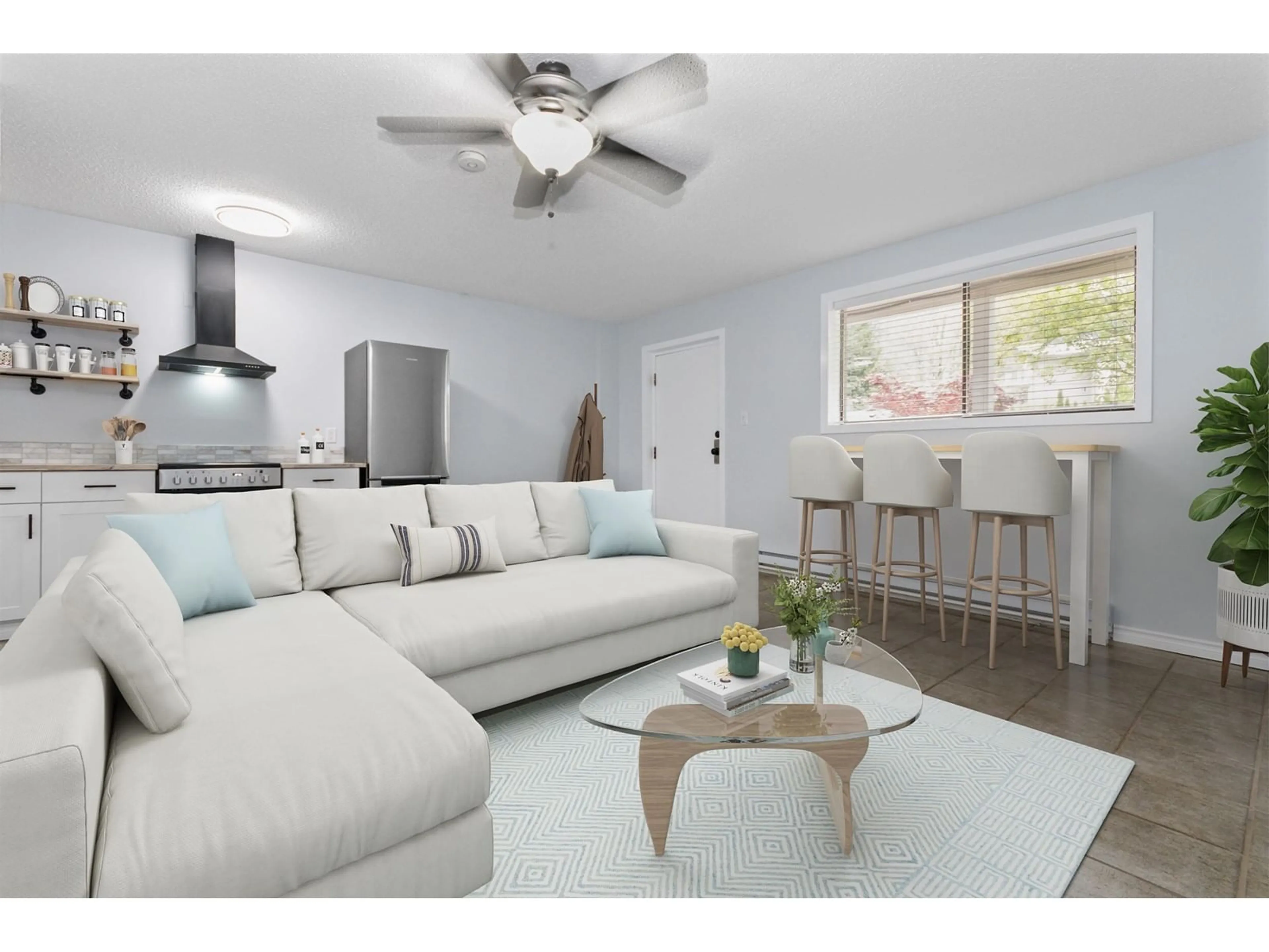 Living room with furniture, unknown for 5 - 450 ESPLANADE AVENUE, Harrison Hot Springs British Columbia V0X1K0
