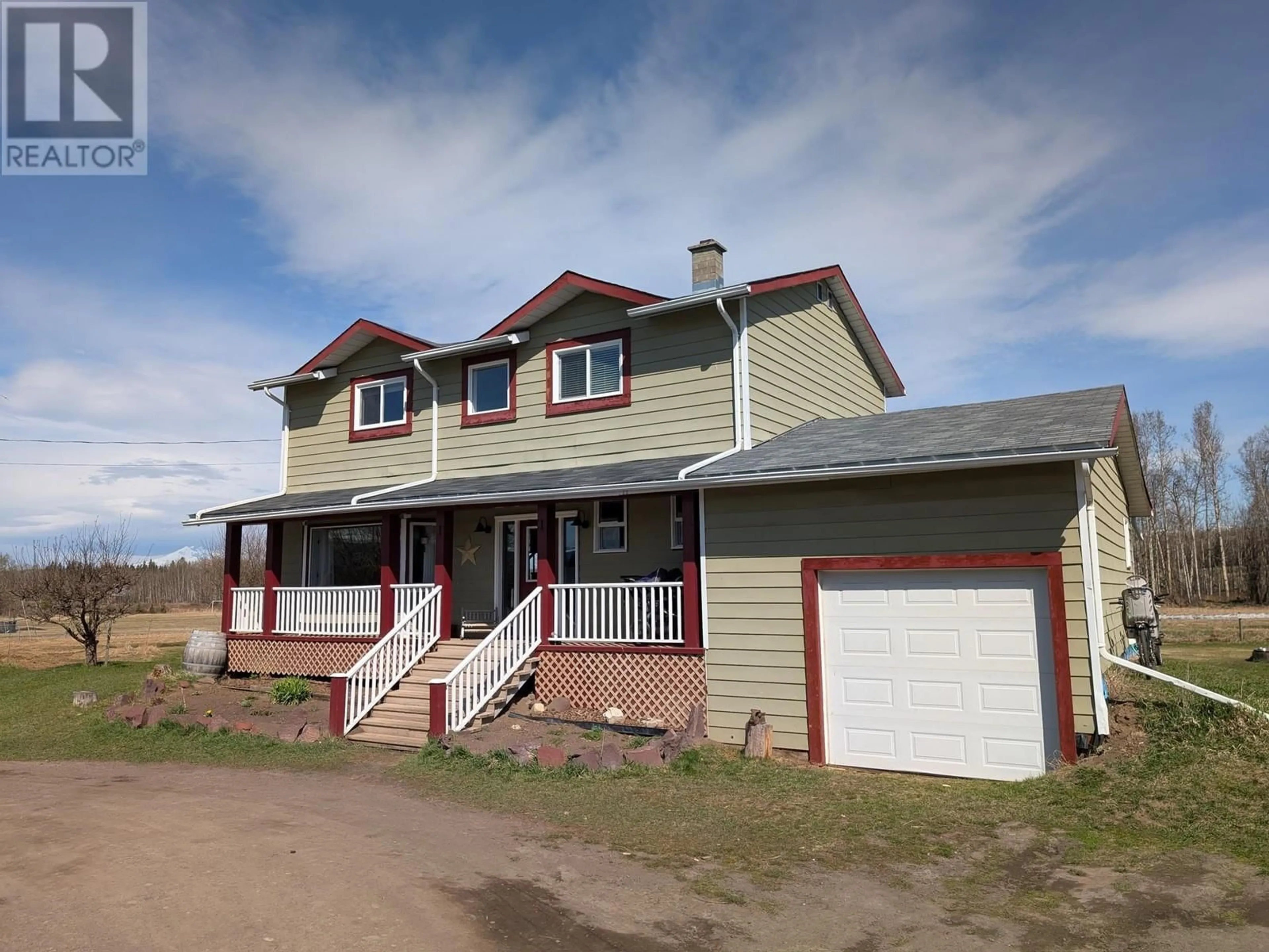 Home with vinyl exterior material, street for 18800 KERR ROAD, Telkwa British Columbia V0J2X2