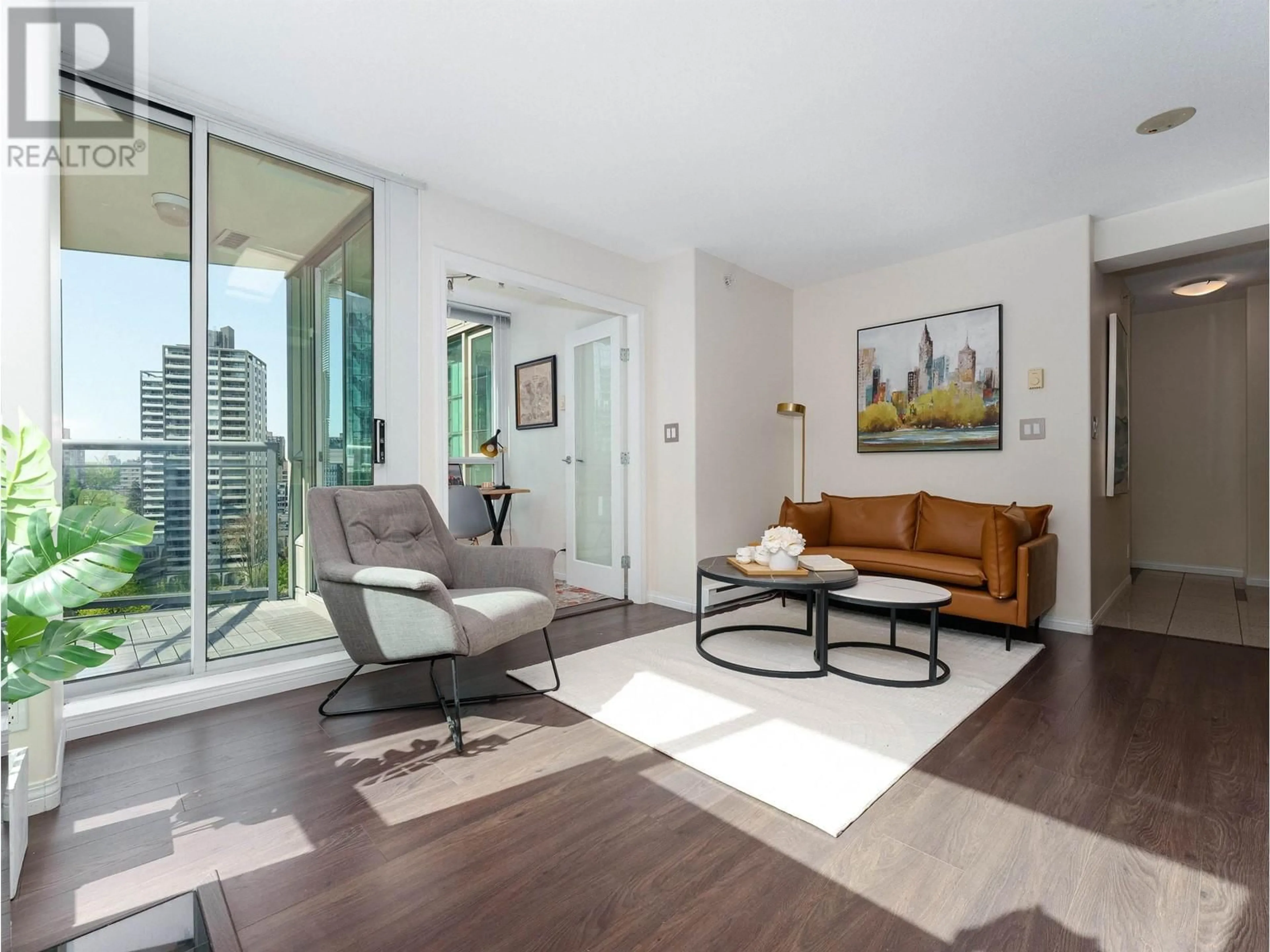 Living room with furniture, unknown for 2301 - 1328 PENDER STREET, Vancouver British Columbia V6E4T1