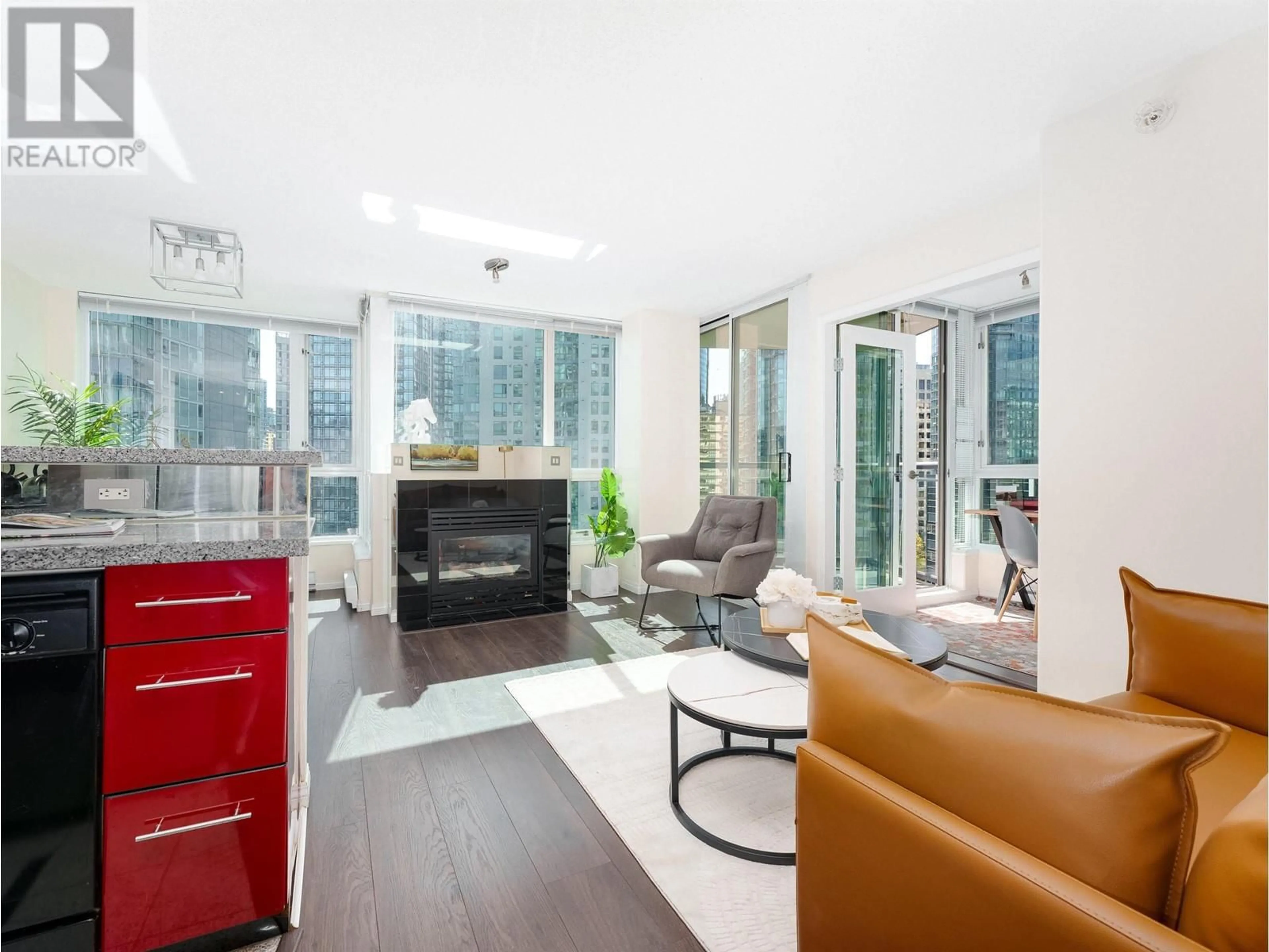 Living room with furniture, unknown for 2301 - 1328 PENDER STREET, Vancouver British Columbia V6E4T1