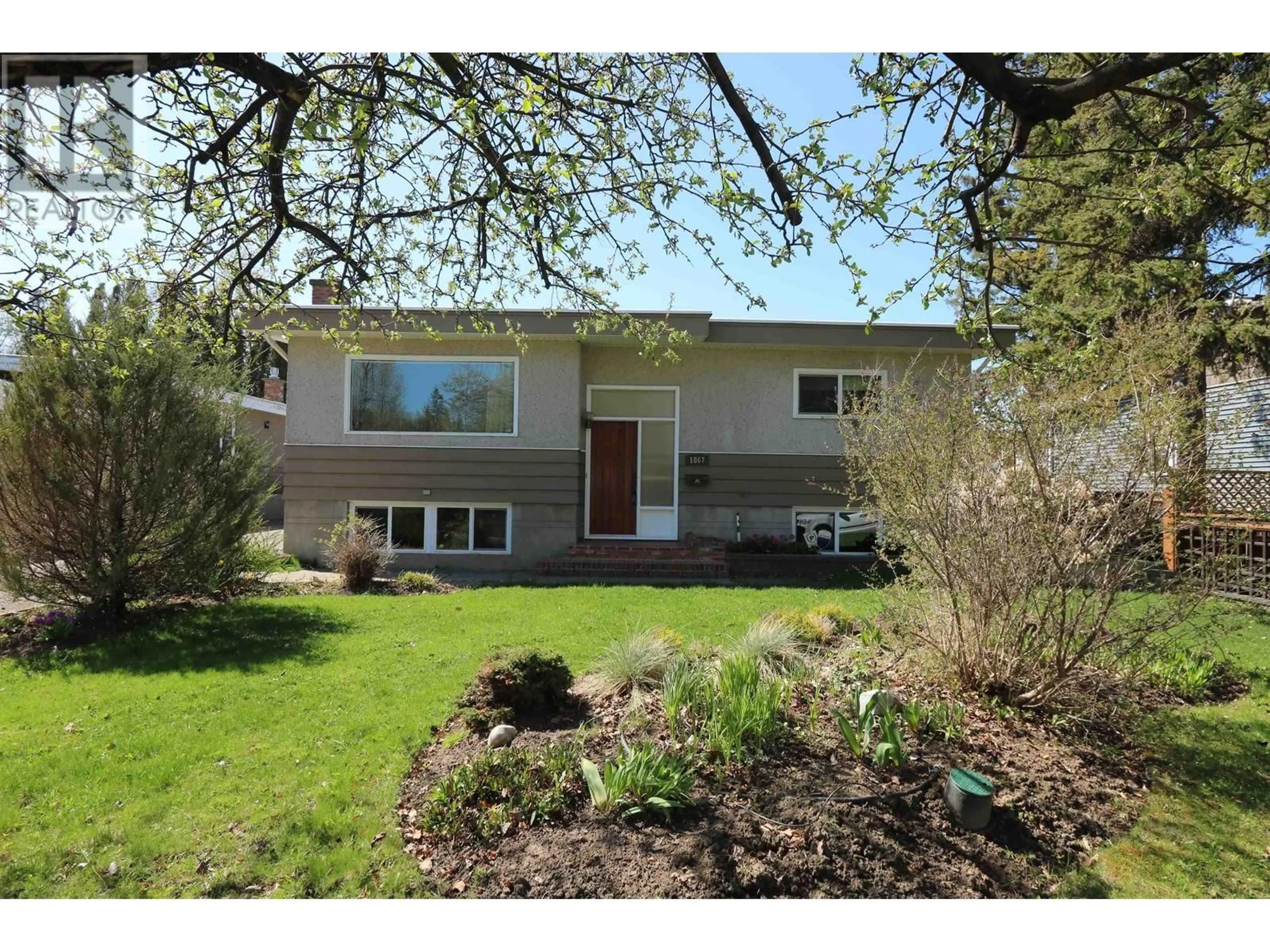 Home with vinyl exterior material, street for 1867 GORSE STREET, Prince George British Columbia V2L1G7
