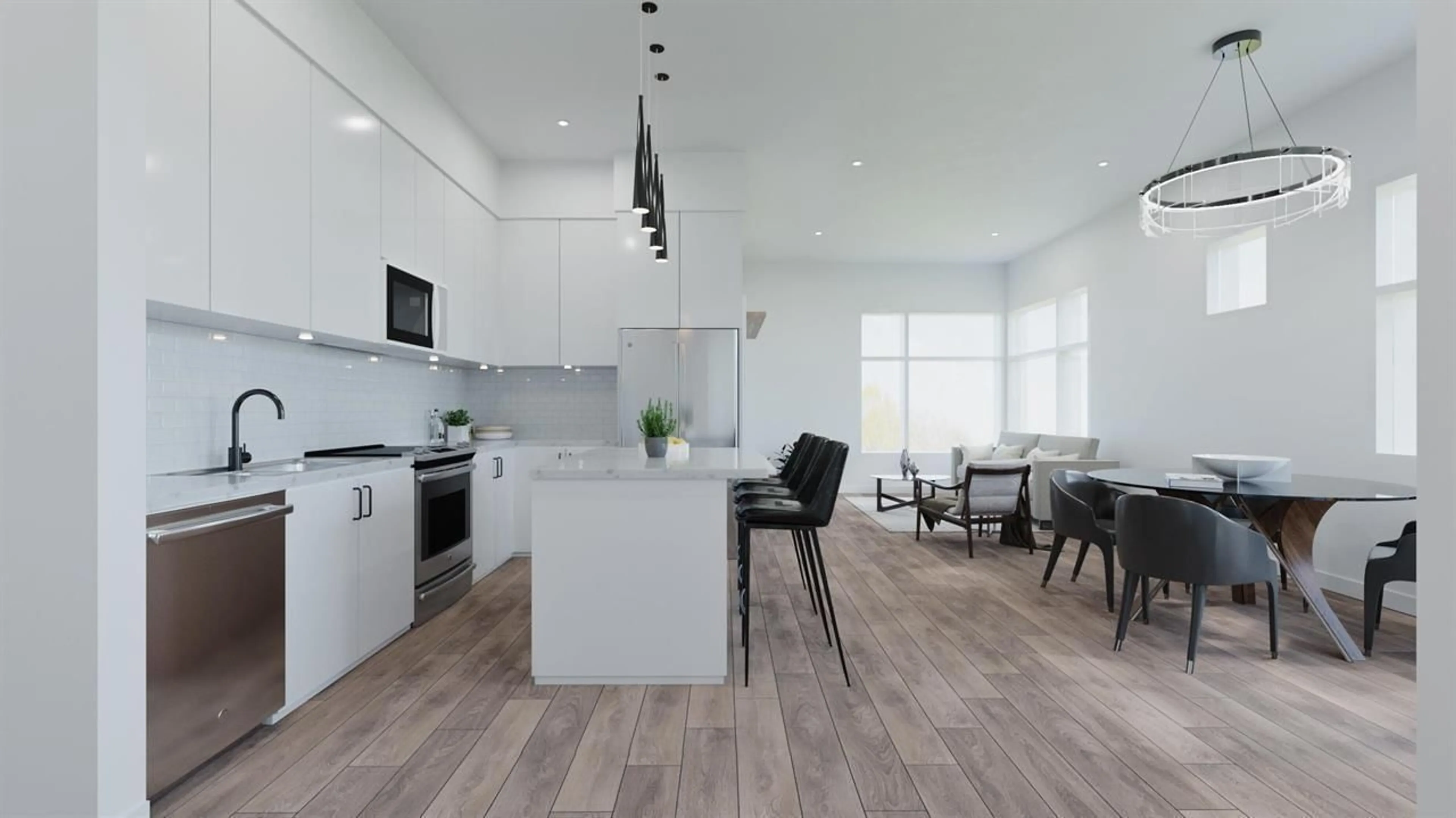 Open concept kitchen, unknown for 509 - 163 175A, Surrey British Columbia V3S9S4