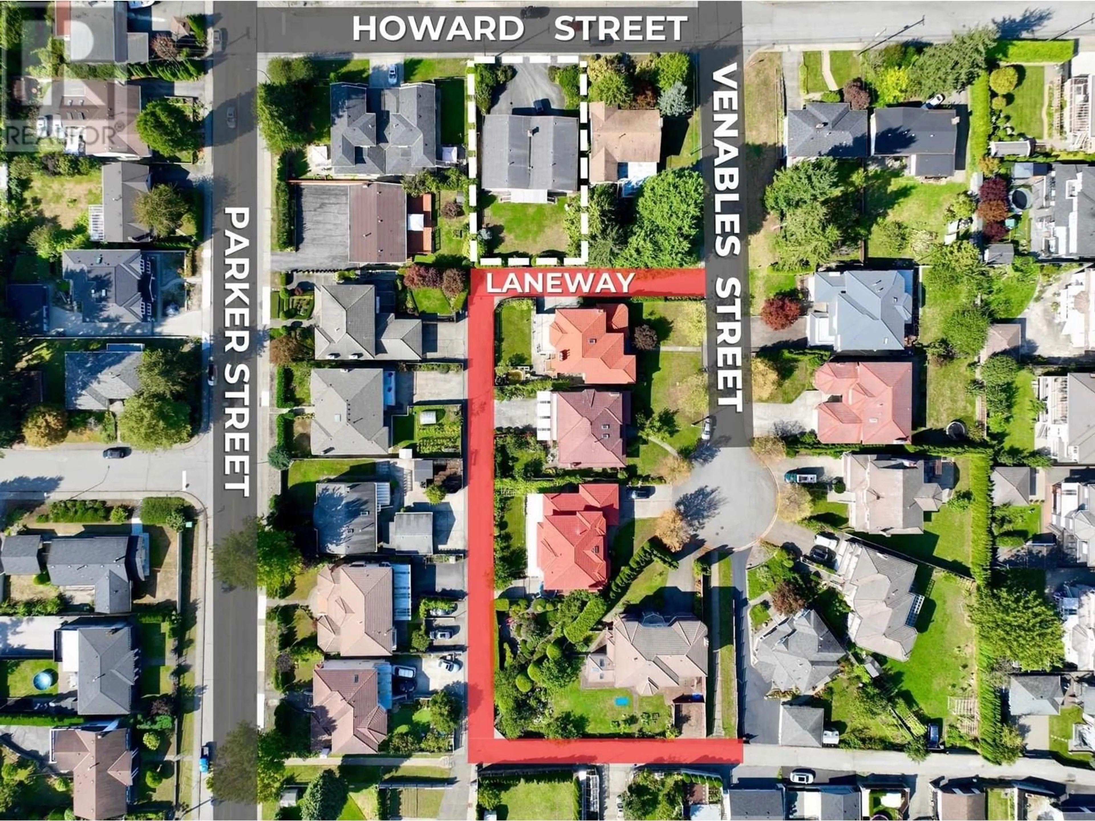 A pic from outside/outdoor area/front of a property/back of a property/a pic from drone, street for 938 HOWARD AVENUE, Burnaby British Columbia V5B3R6
