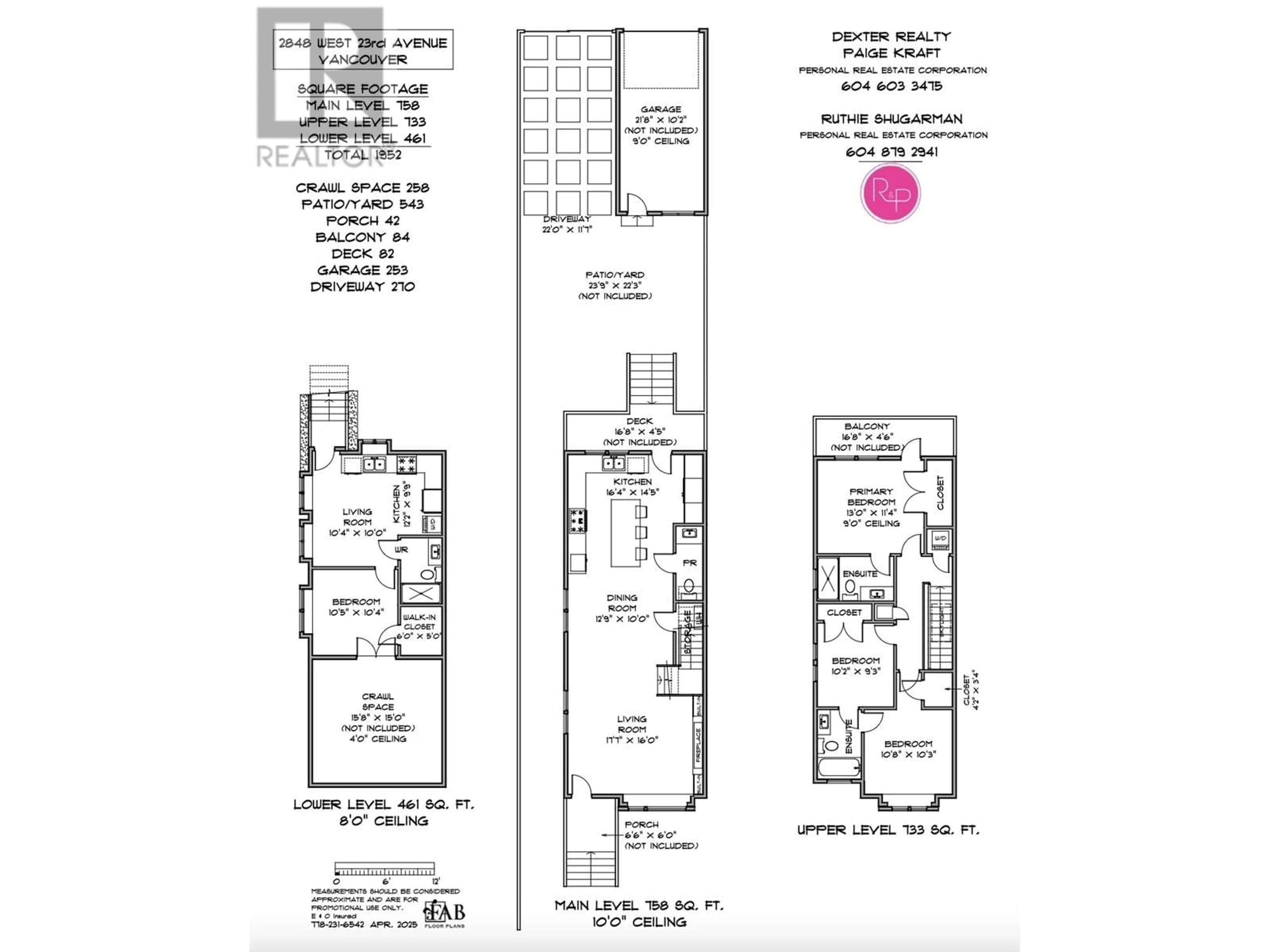Floor plan for 2848 23RD AVENUE, Vancouver British Columbia V6L1P3