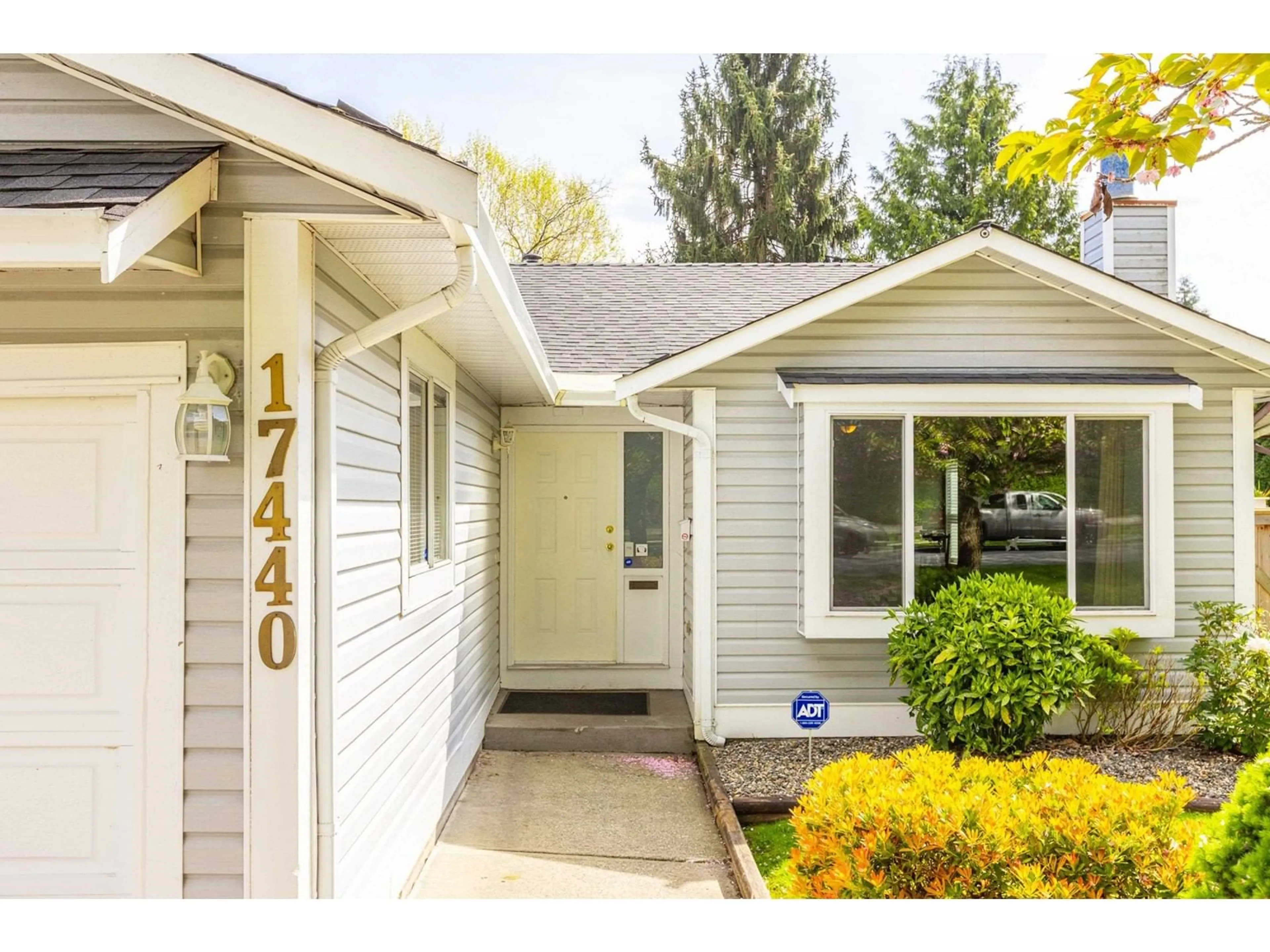 Home with vinyl exterior material, street for 17440 61A, Surrey British Columbia V3S6Y2