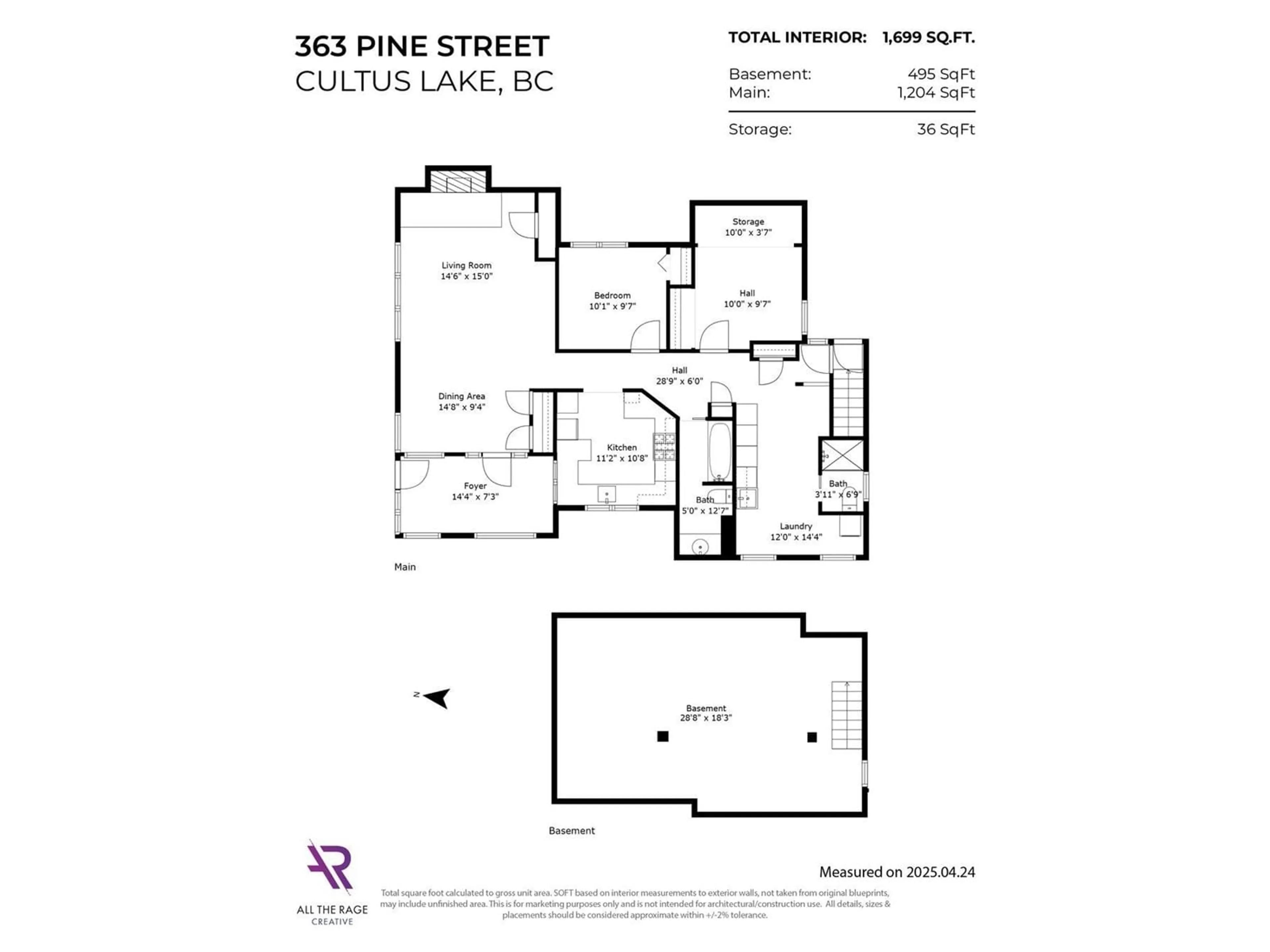 Floor plan for 363 PINE STREET, Cultus Lake British Columbia V2R4Y9