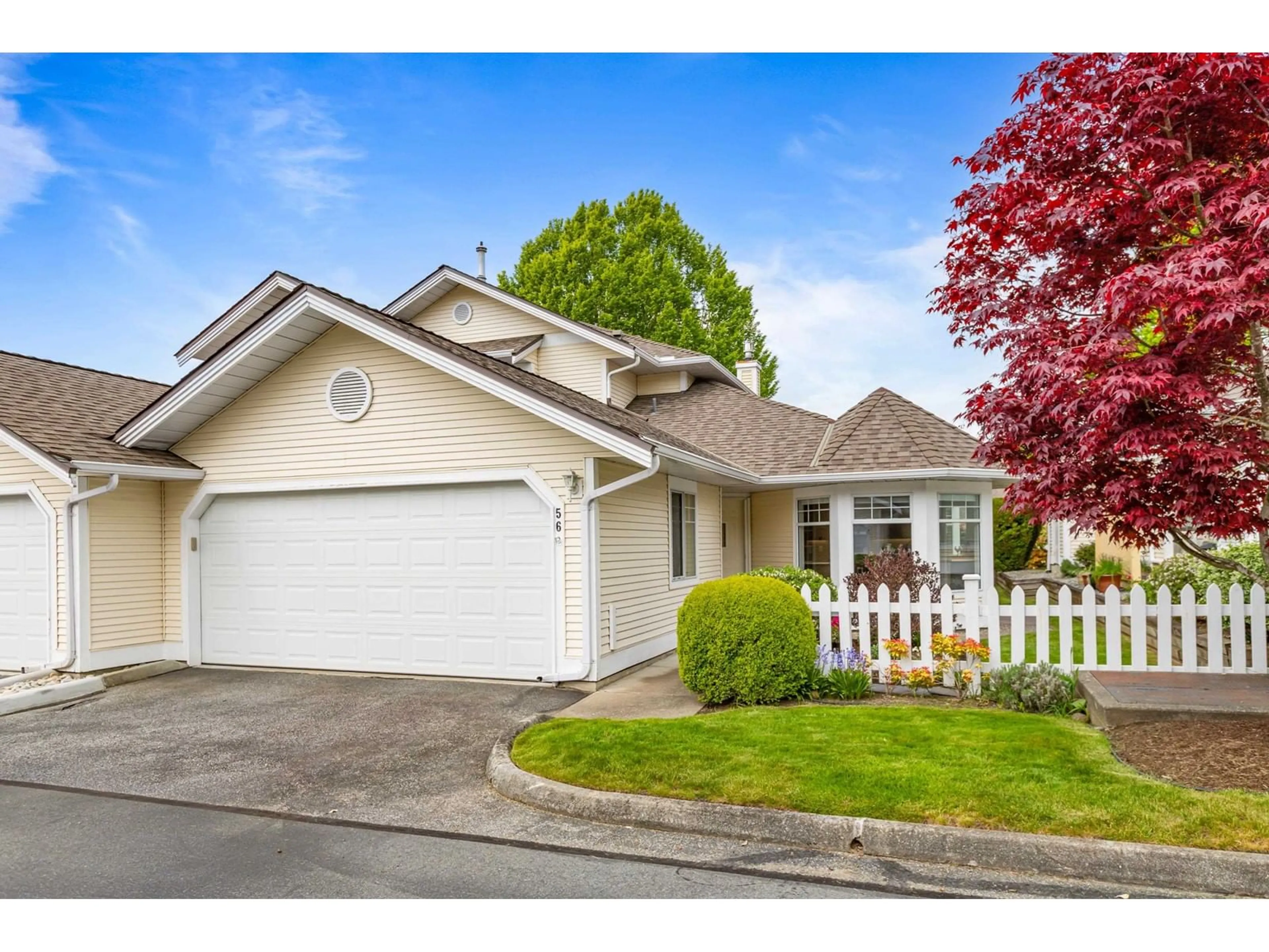 Home with vinyl exterior material, street for 56 - 21138 88, Langley British Columbia V1M2G7