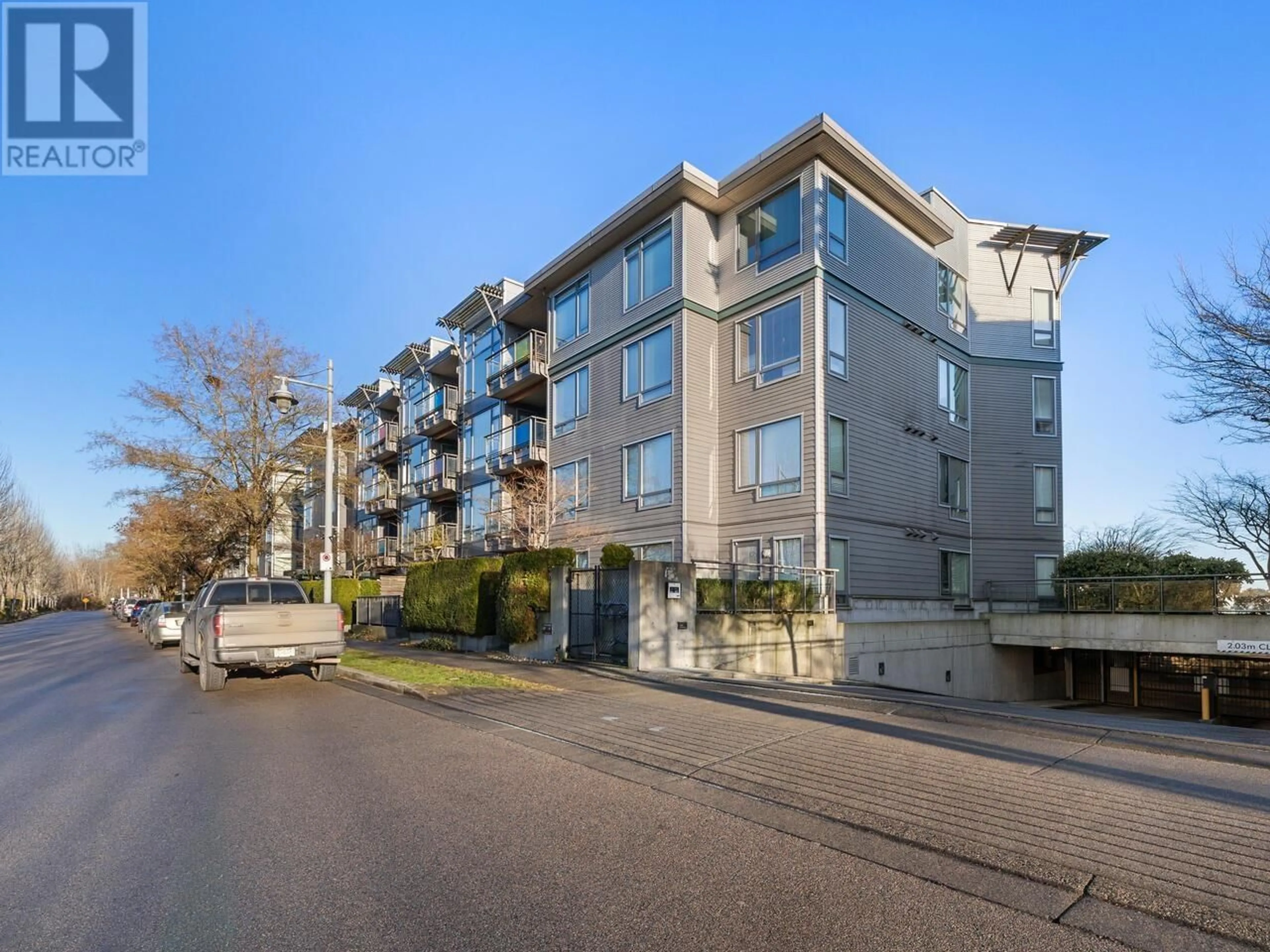A pic from outside/outdoor area/front of a property/back of a property/a pic from drone, building for 310 - 14200 RIVERPORT WAY, Richmond British Columbia V6W1M4