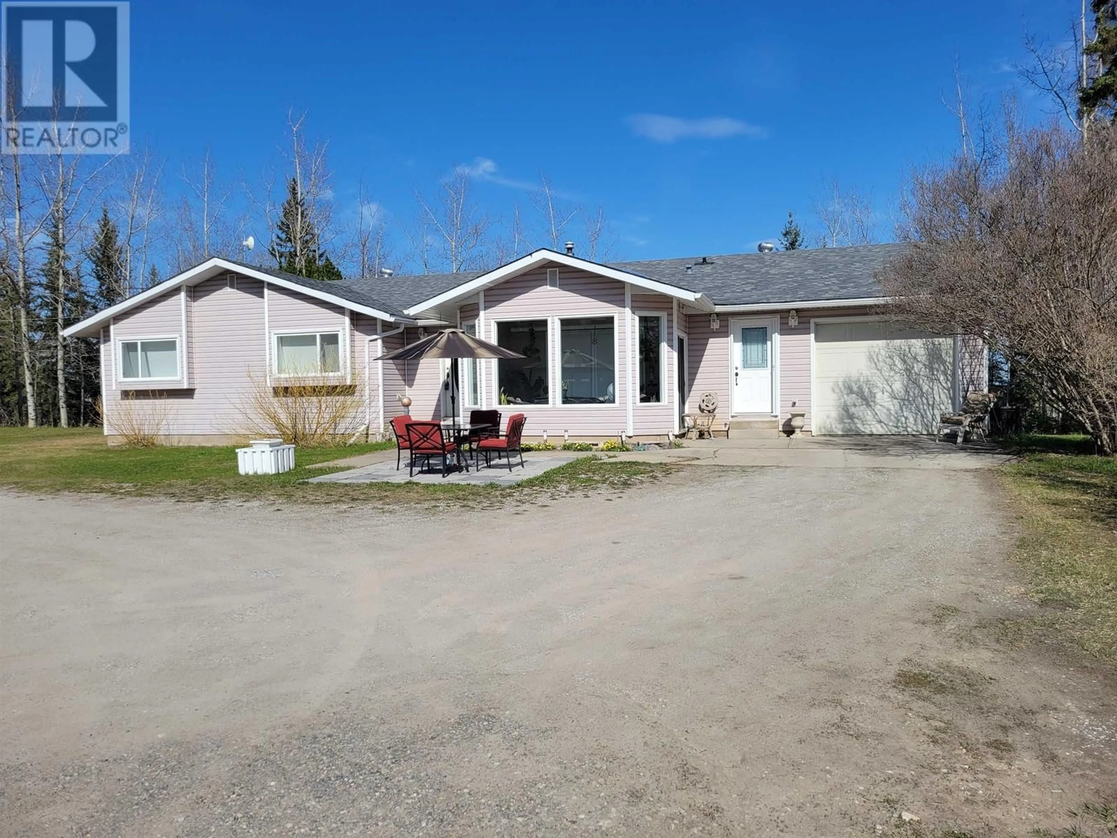 A pic from outside/outdoor area/front of a property/back of a property/a pic from drone, street for 2382 REDMOND PIT ROAD, Vanderhoof British Columbia V0J3A0