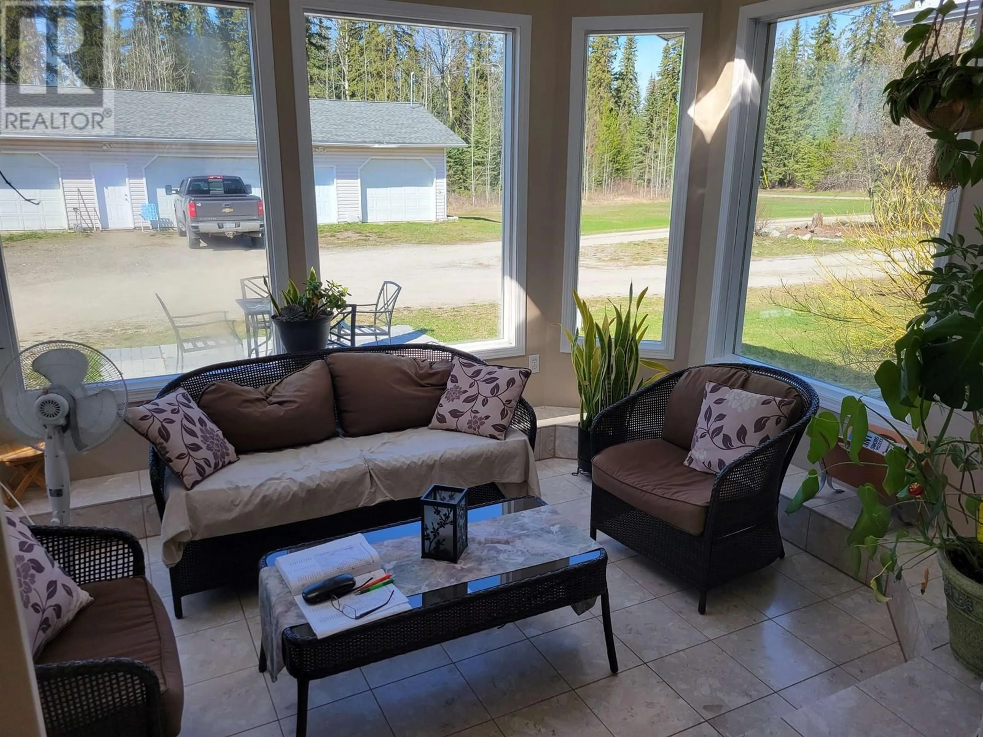 Living room with furniture, ceramic/tile floor for 2382 REDMOND PIT ROAD, Vanderhoof British Columbia V0J3A0