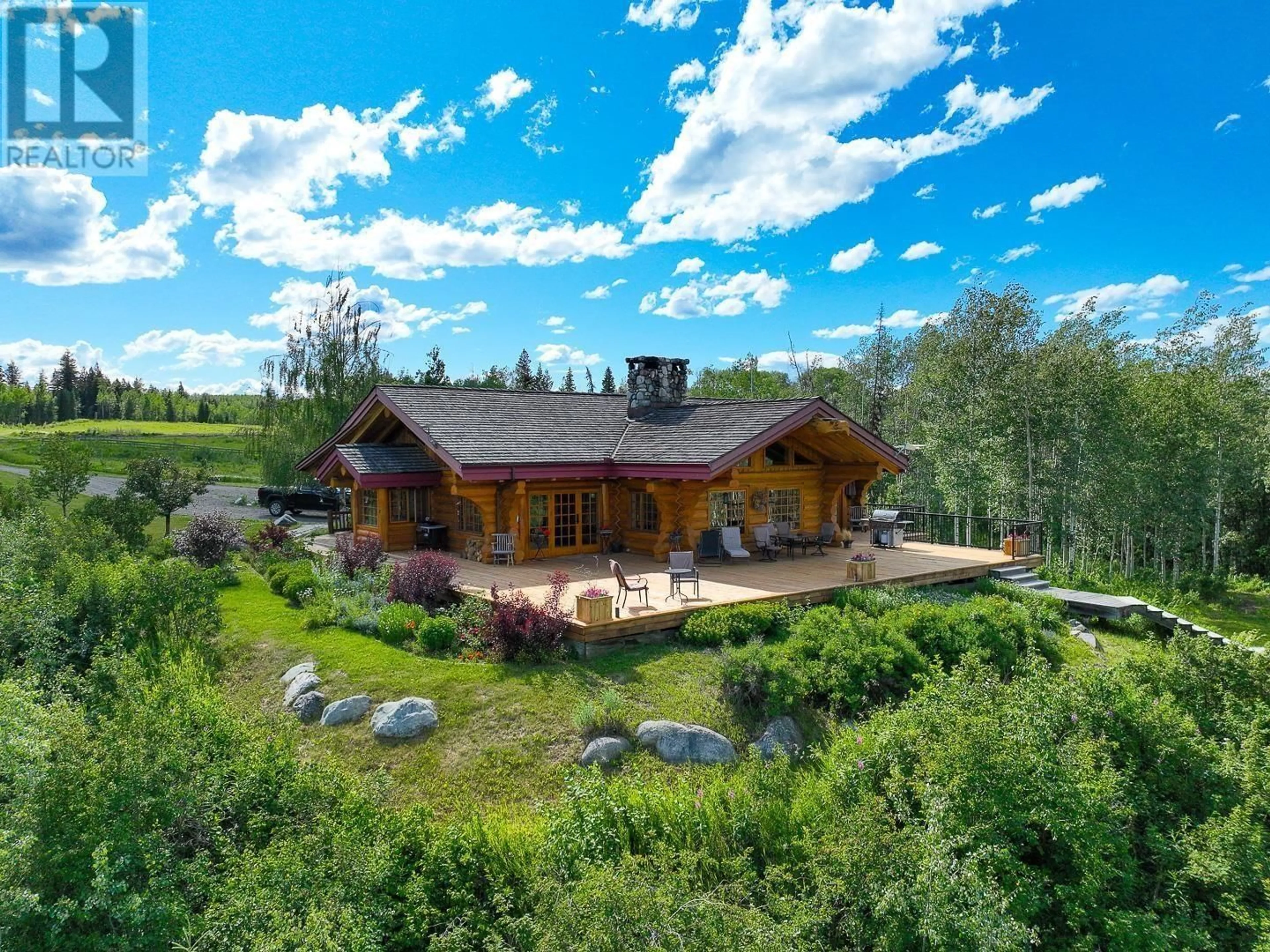 A pic from outside/outdoor area/front of a property/back of a property/a pic from drone, water/lake/river/ocean view for 13516 27 HIGHWAY, Fort St. James British Columbia V0J1P0