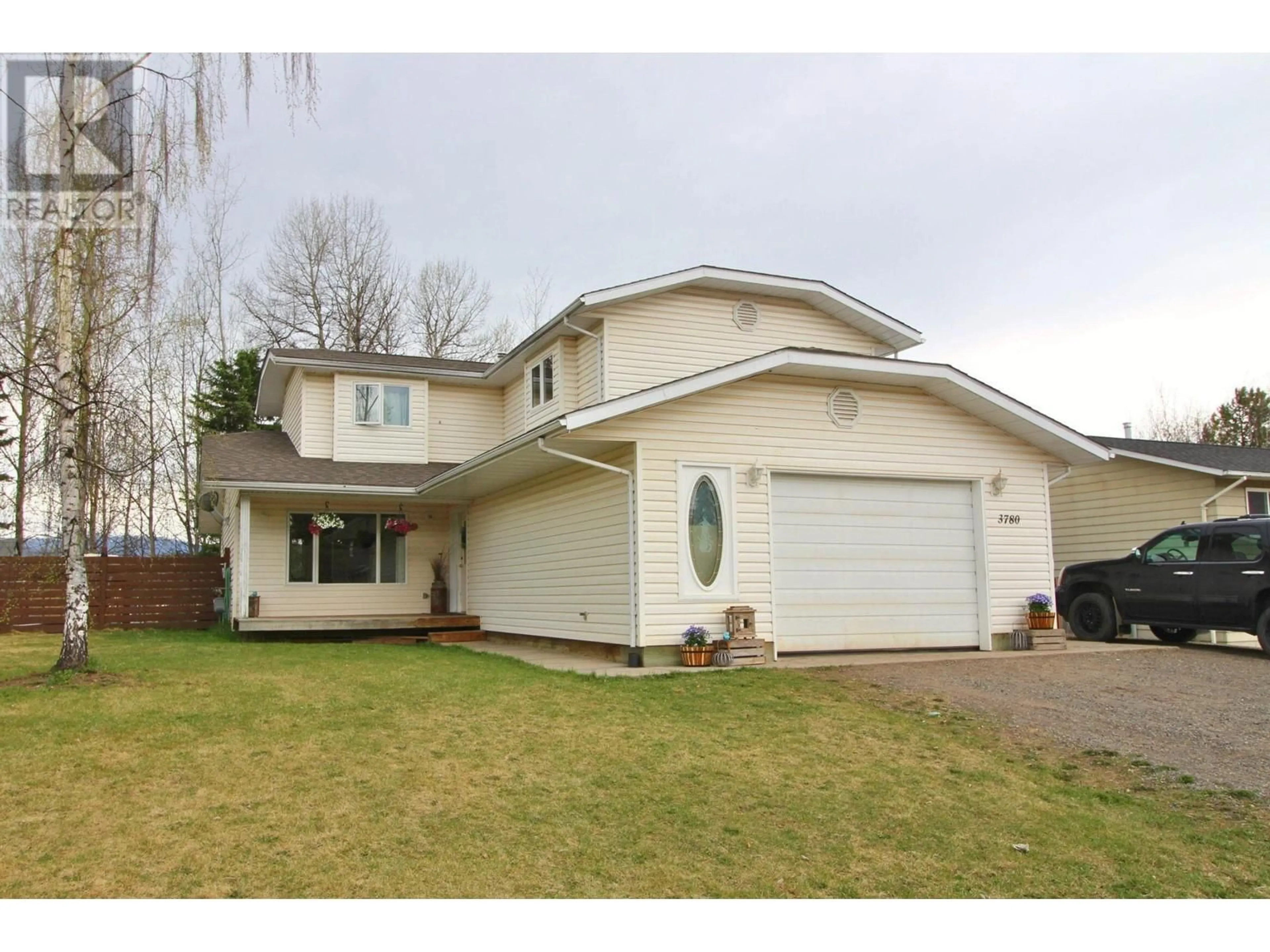 Home with vinyl exterior material, street for 3780 BAGGERMAN CRESCENT, Houston British Columbia V0J1Z2