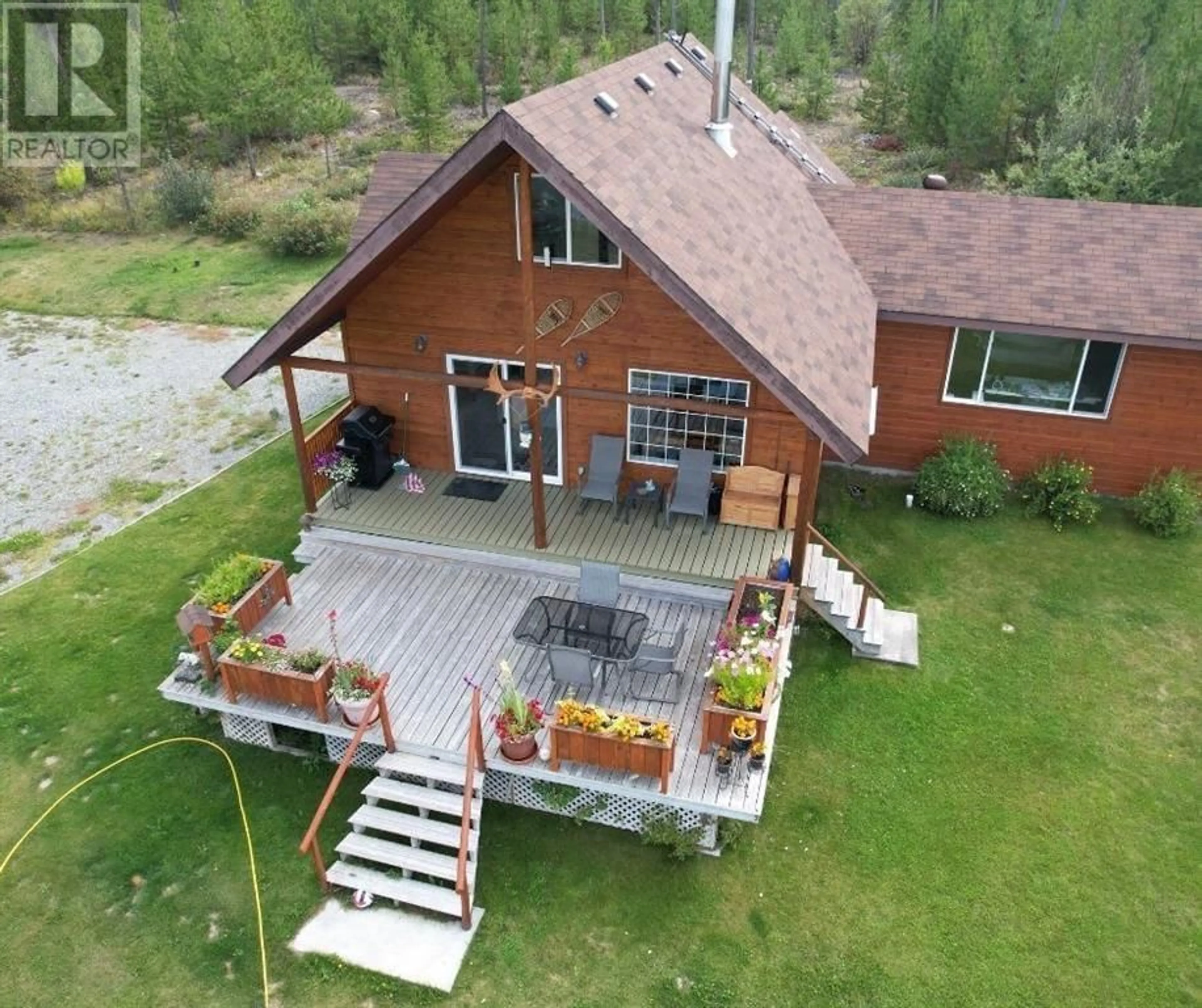 A pic from outside/outdoor area/front of a property/back of a property/a pic from drone, unknown for 3614 PUNTZI LAKE ROAD, Chilcotin British Columbia V0L1H0