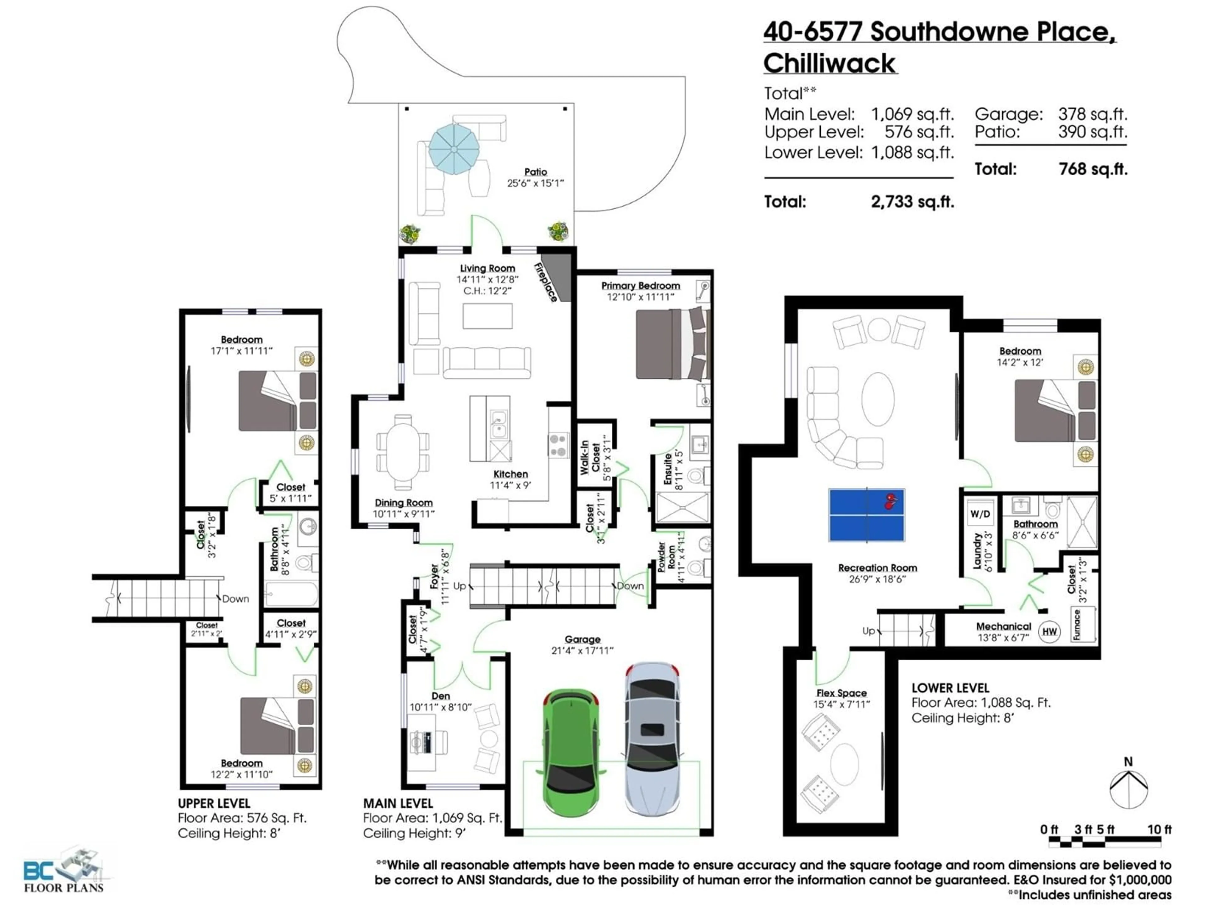 Floor plan for 40 - 6577 SOUTHDOWNE PLACE, Chilliwack British Columbia V2R0H4