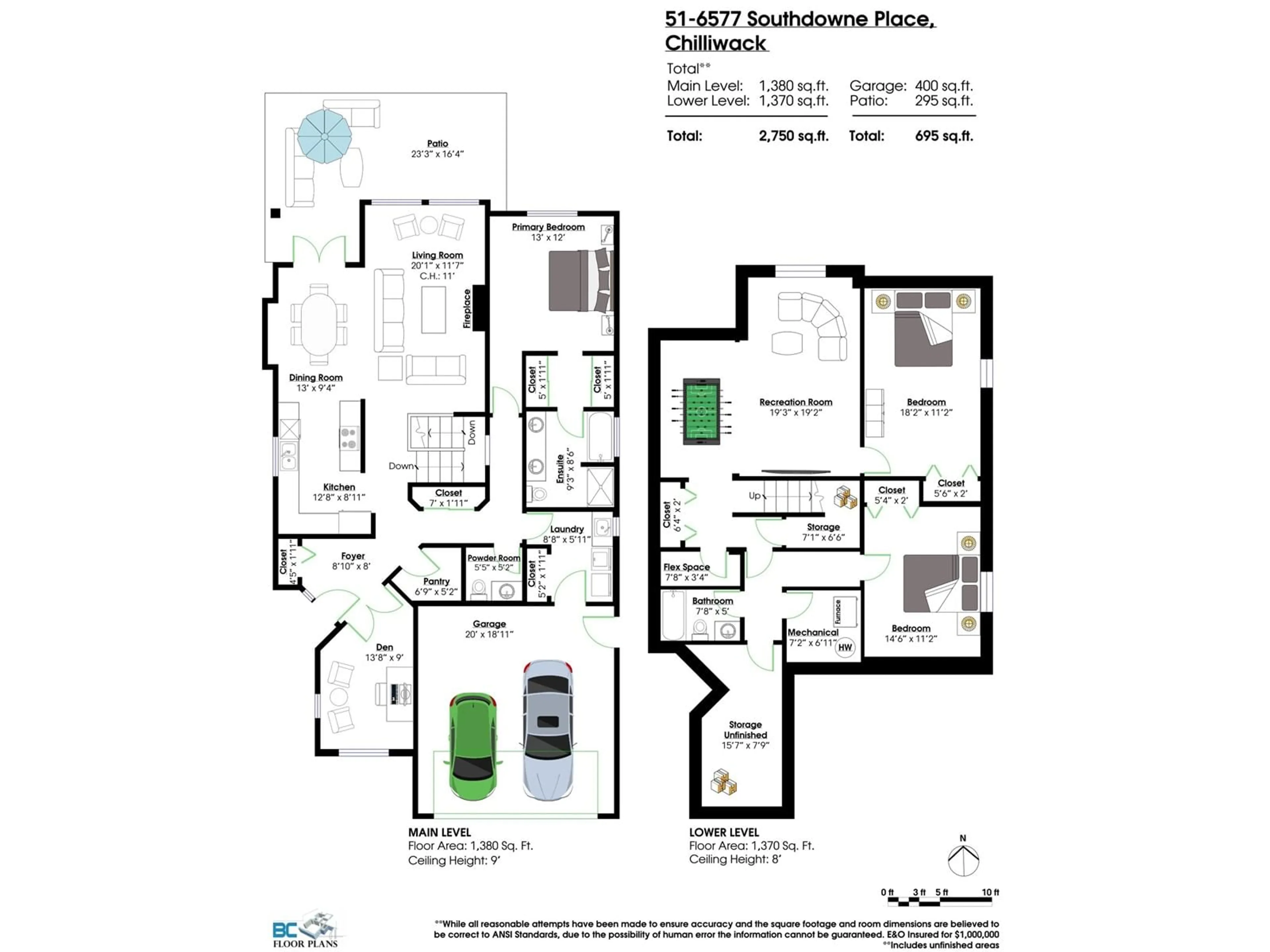 Floor plan for 51 - 6577 SOUTHDOWNE PLACE, Chilliwack British Columbia V2R0H4