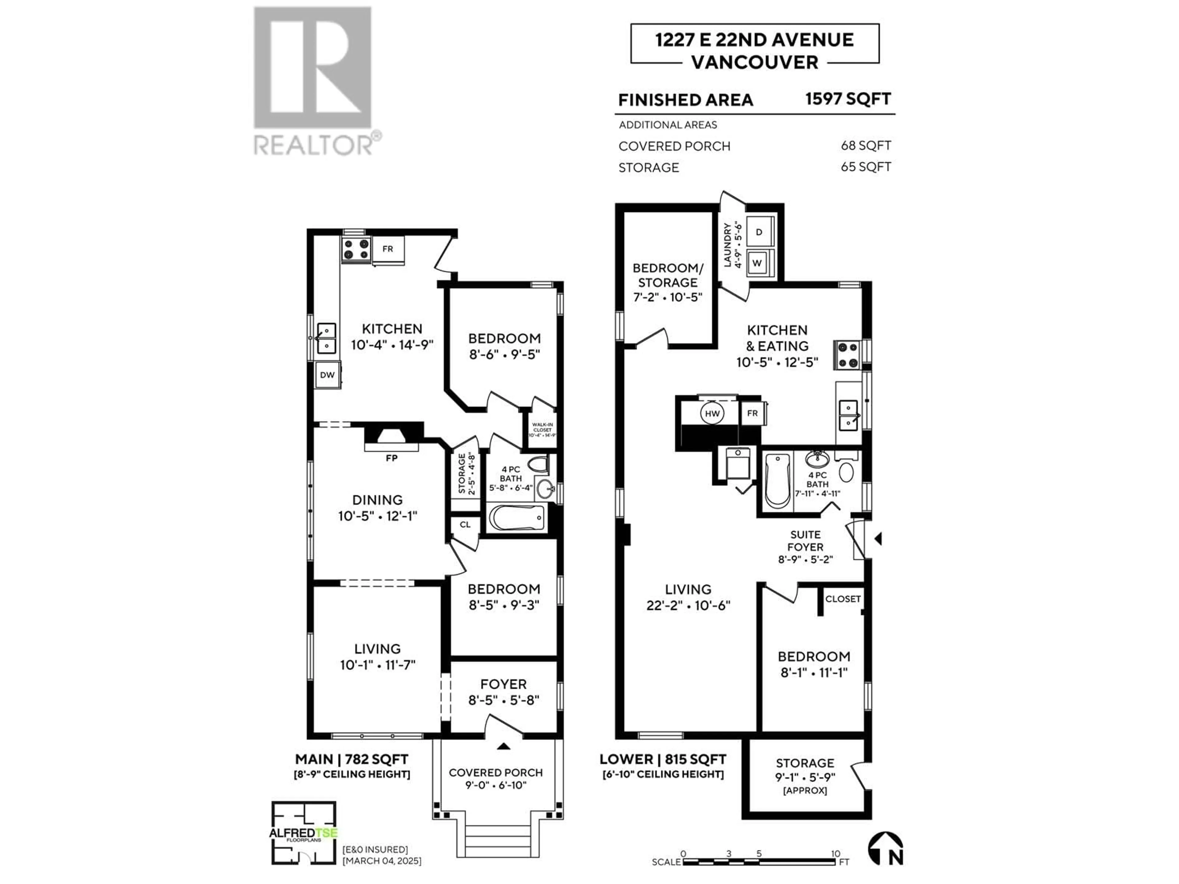 Floor plan for 1227 22ND AVENUE, Vancouver British Columbia V5V1W7