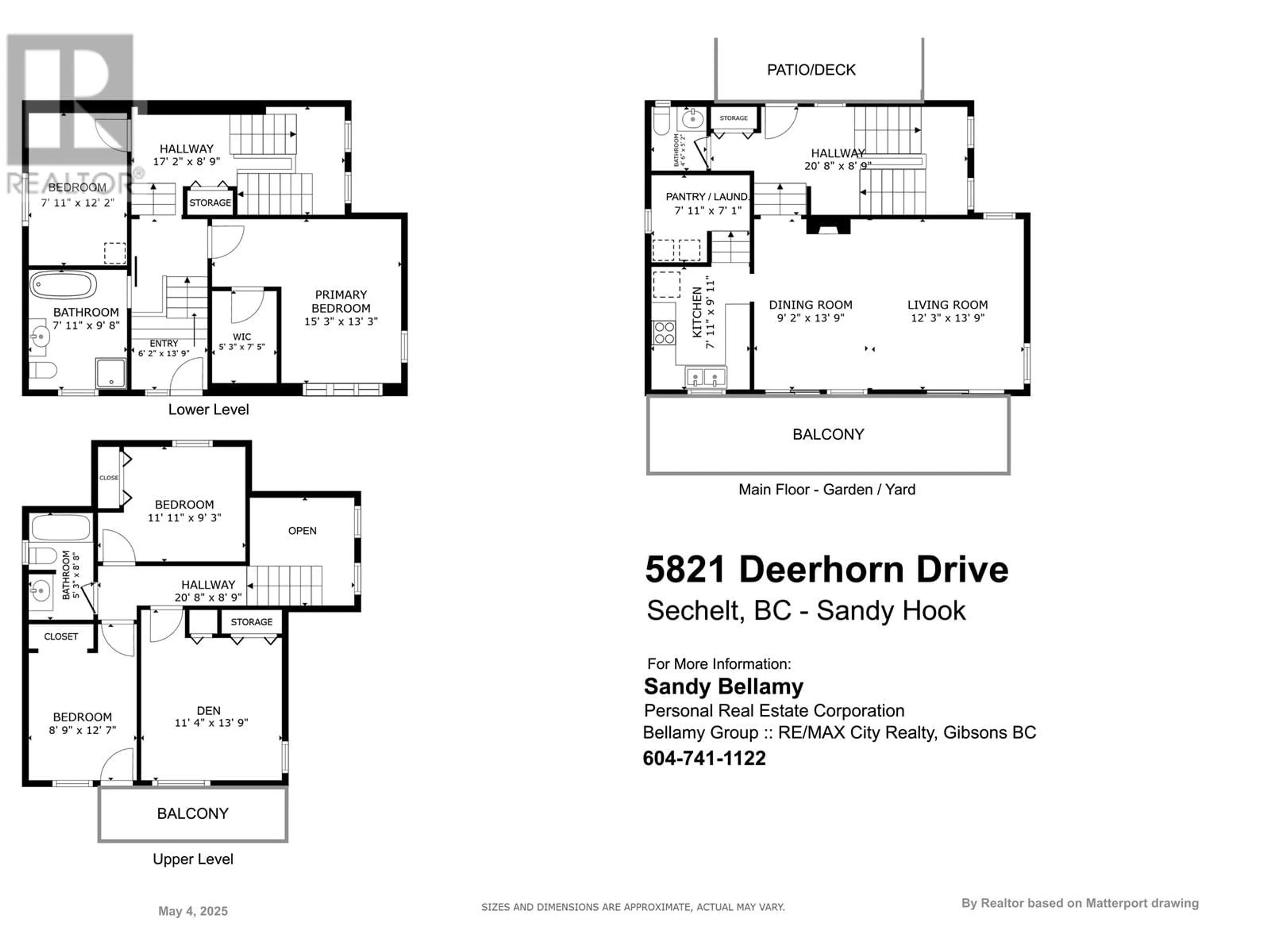 Floor plan for 5821 DEERHORN DRIVE, Sechelt British Columbia V7Z0E1