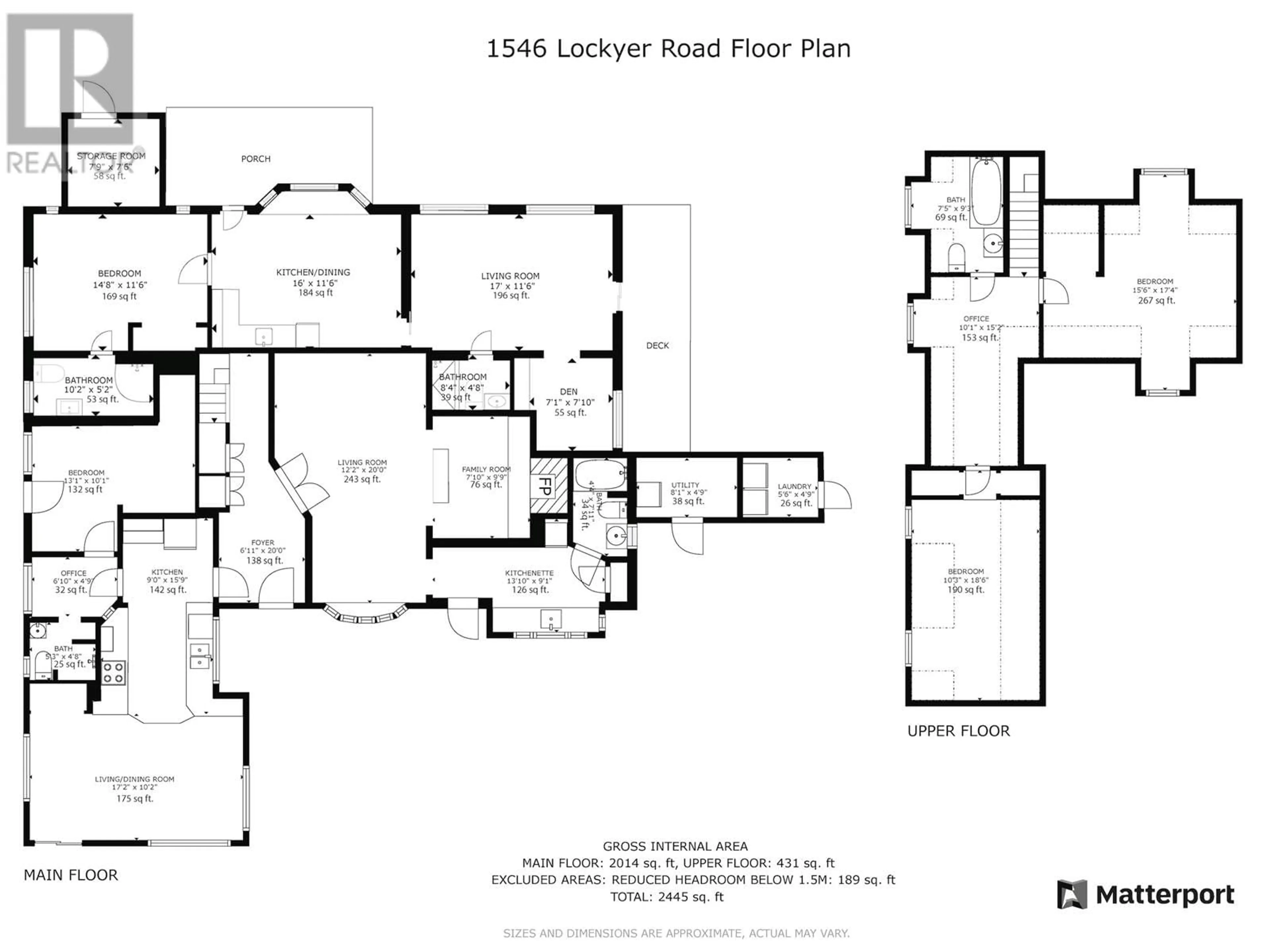 Floor plan for 1546 LOCKYER ROAD, Roberts Creek British Columbia V0N2W1