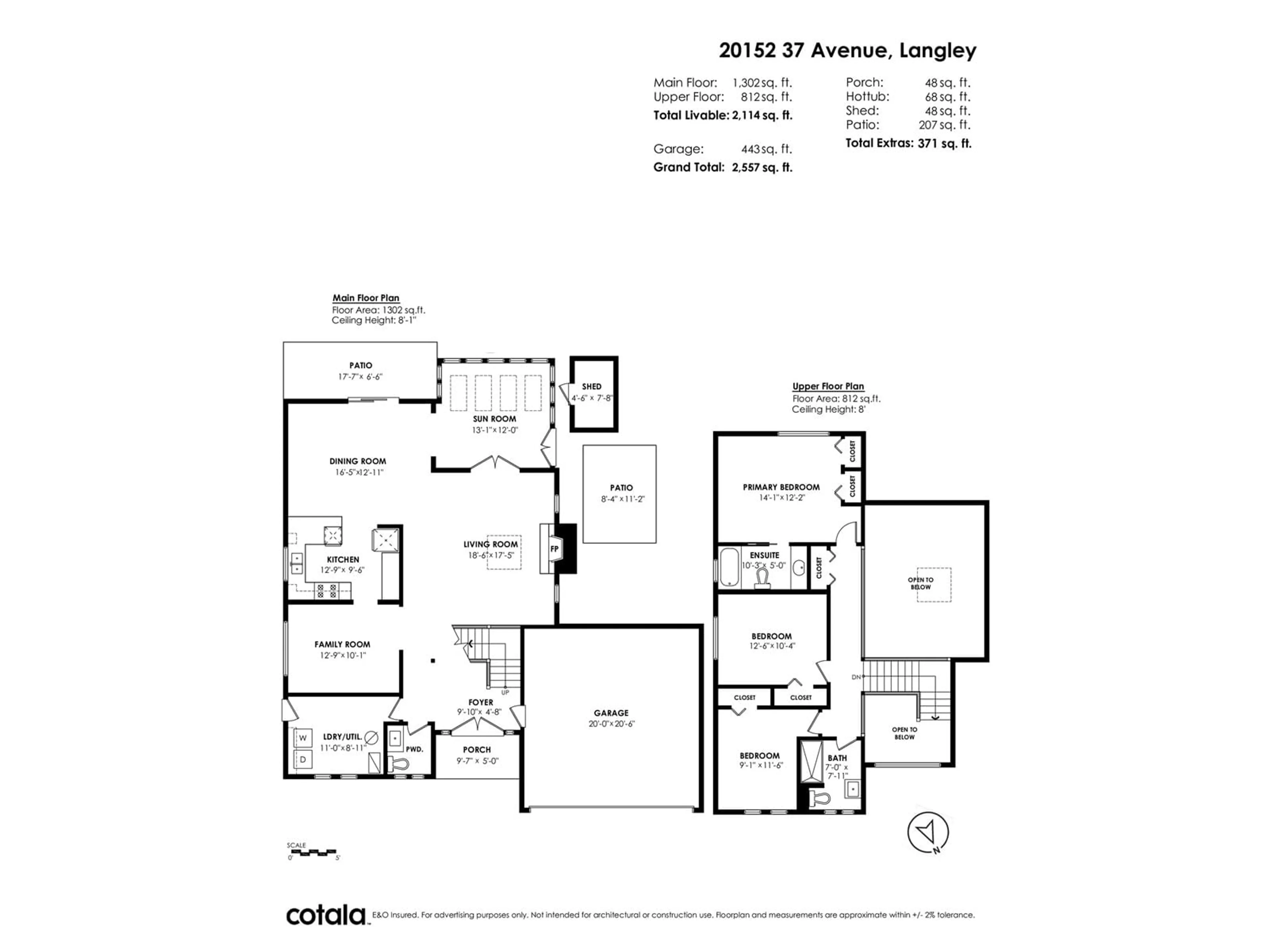 Floor plan for 20152 37, Langley British Columbia V3A7K5