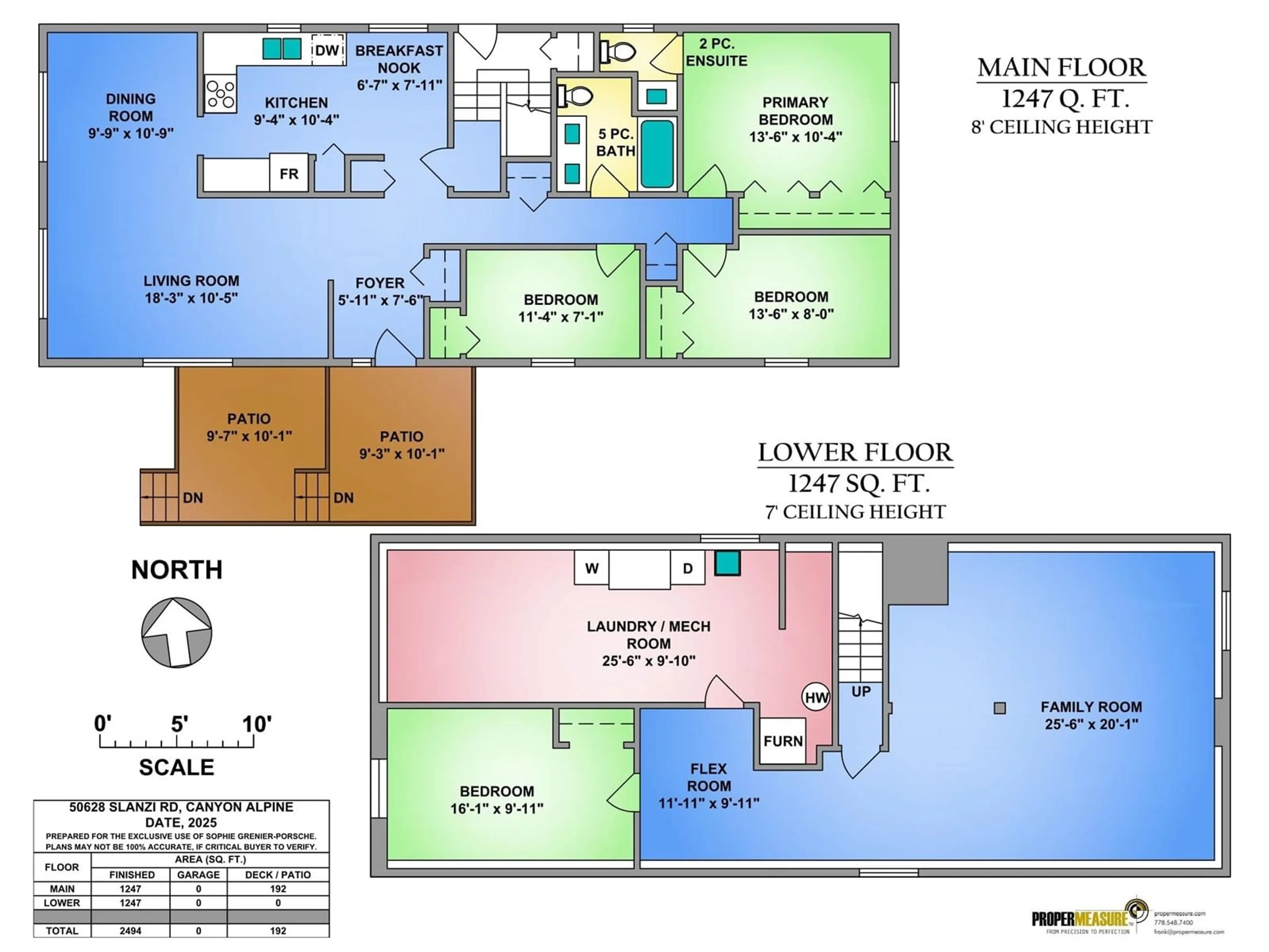 Floor plan for 50628 SLANZI ROAD, Boston Bar / Lytton British Columbia V0K1C0