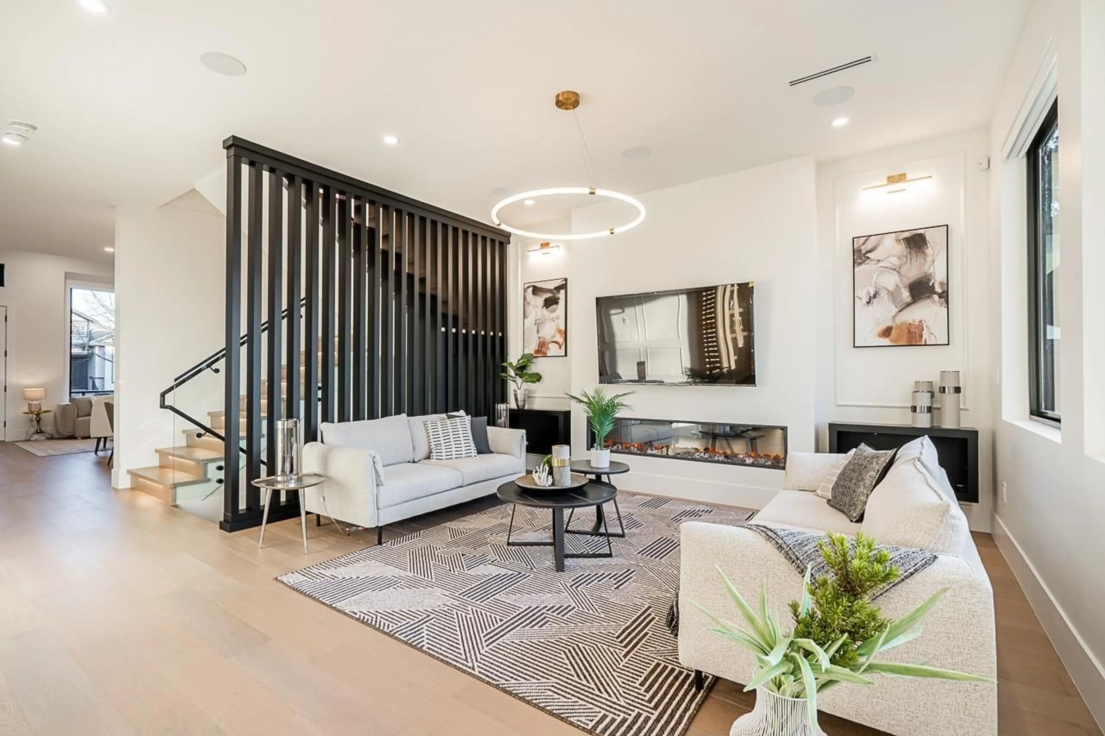 Living room with furniture, unknown for 6187 164A, Surrey British Columbia V3S3V8
