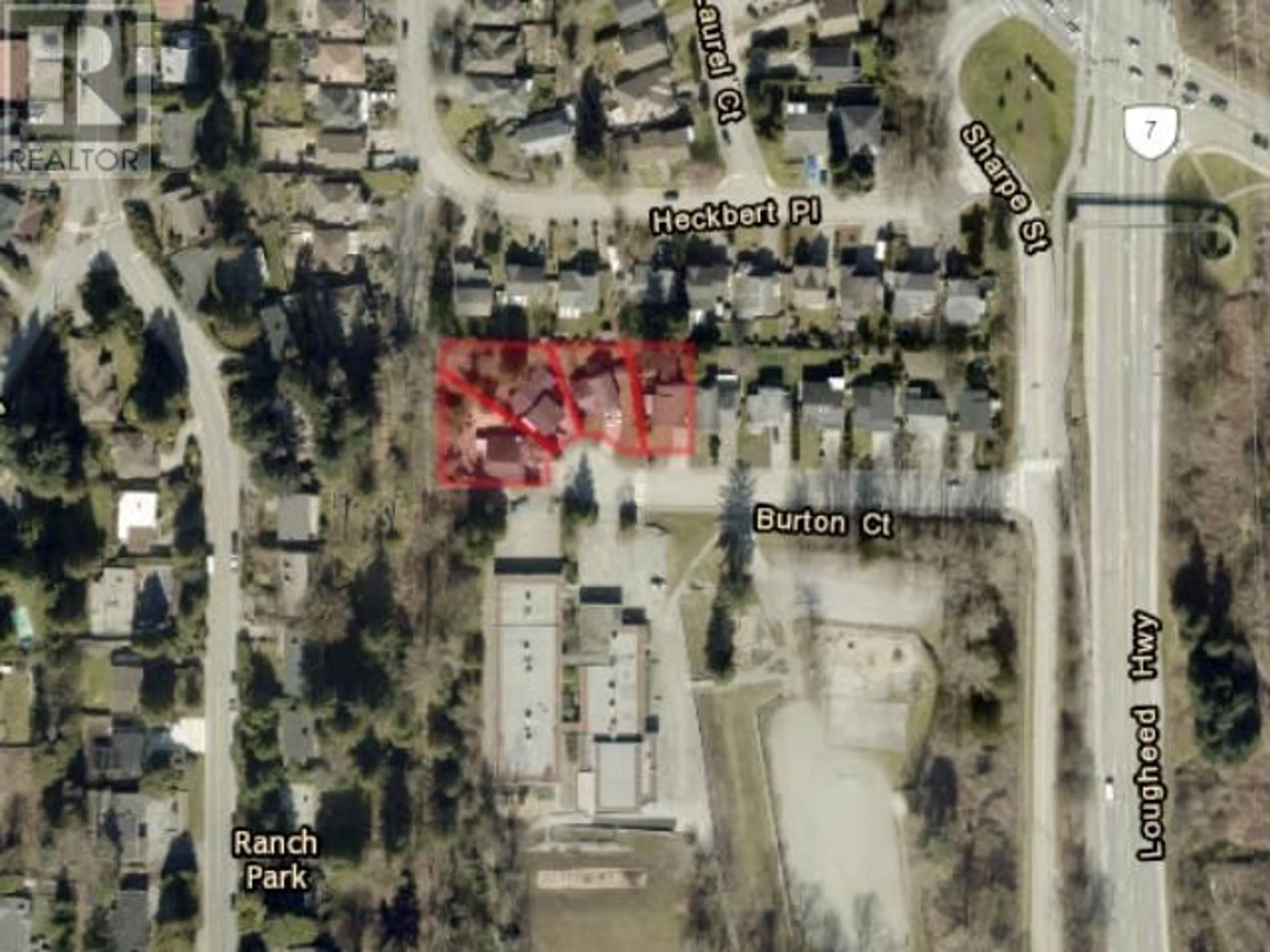 A pic from outside/outdoor area/front of a property/back of a property/a pic from drone, street for 2927 BURTON COURT, Coquitlam British Columbia V3C5B3