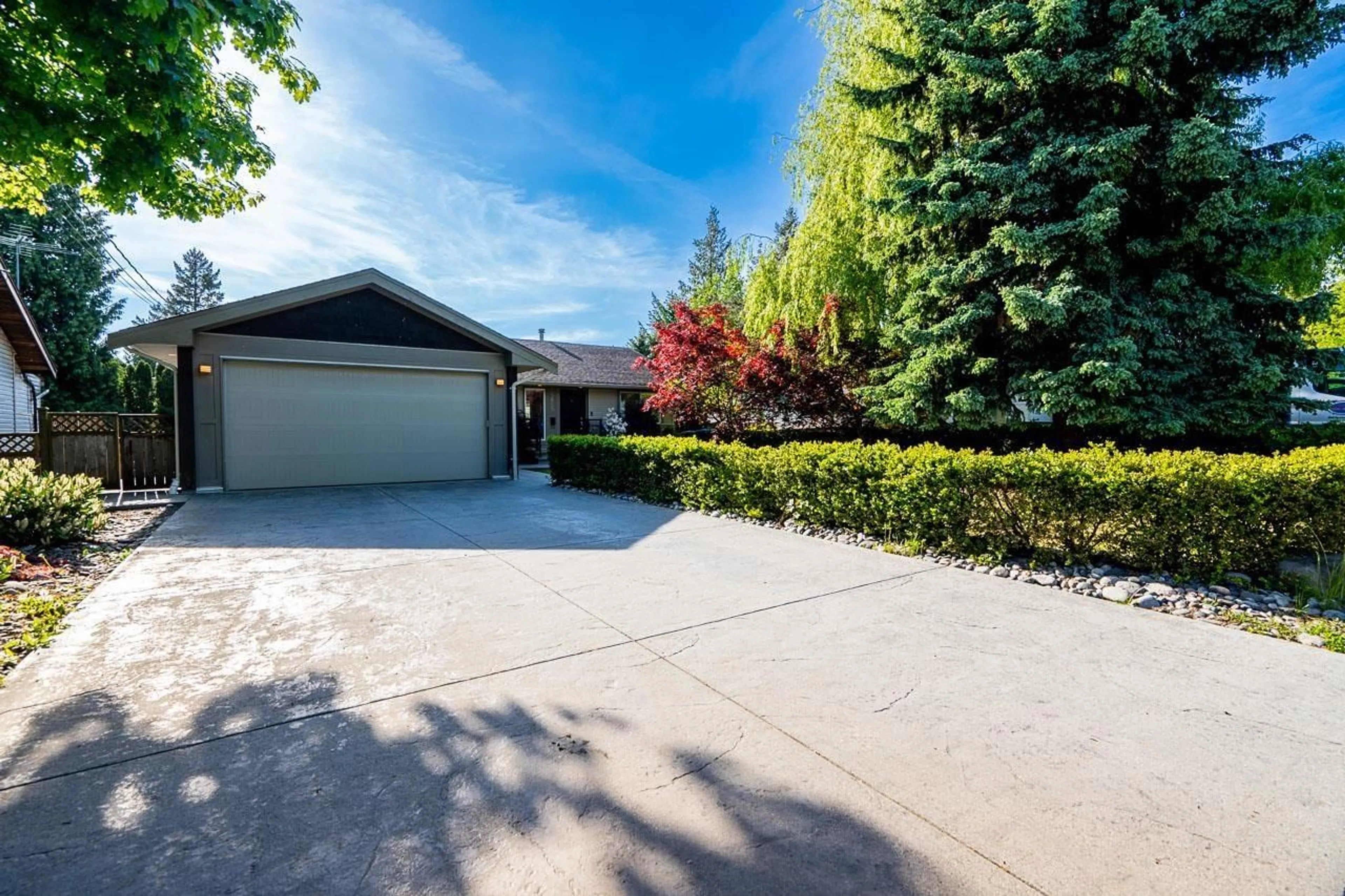 A pic from outside/outdoor area/front of a property/back of a property/a pic from drone, street for 5845 182, Surrey British Columbia V3S4T4