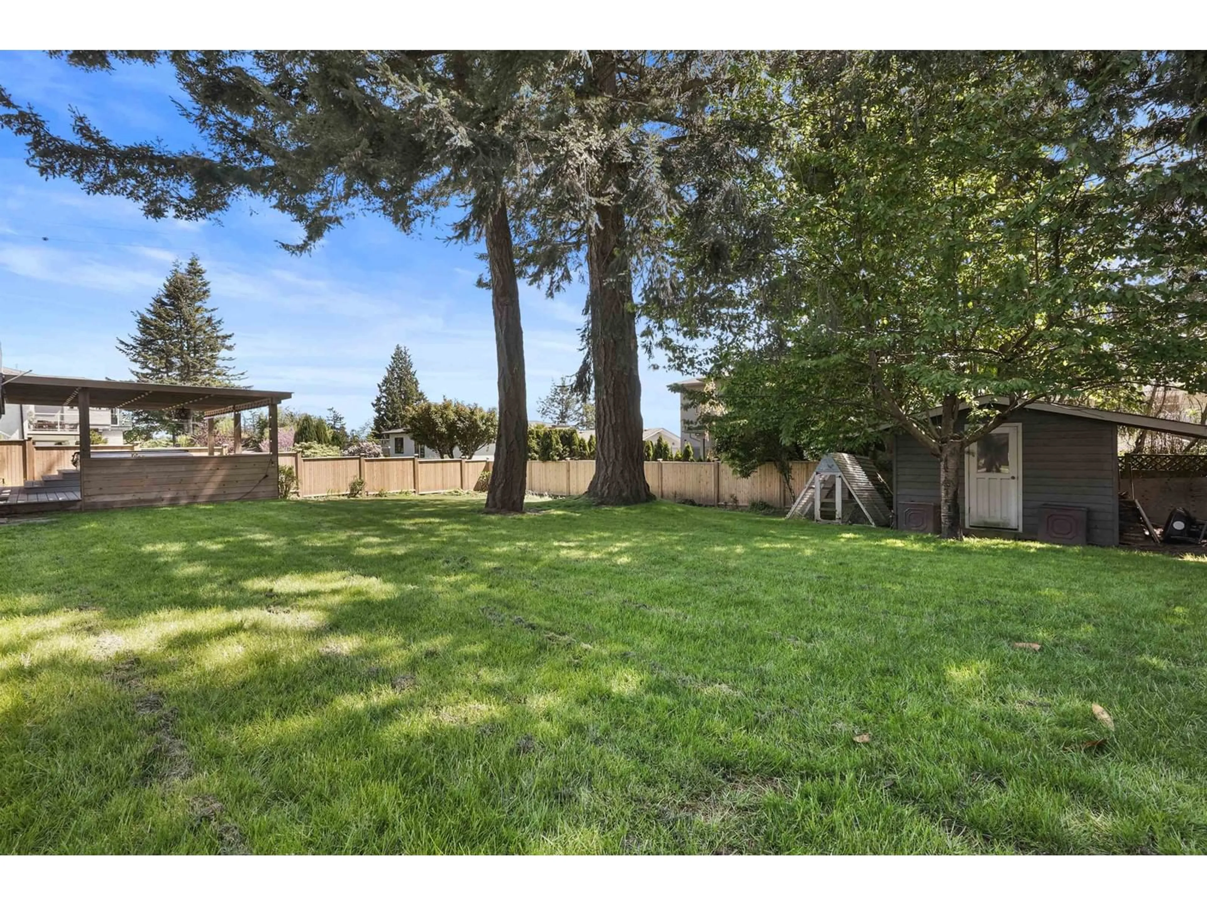 A pic from outside/outdoor area/front of a property/back of a property/a pic from drone, forest/trees view for 13146 14, Surrey British Columbia V4A1G5