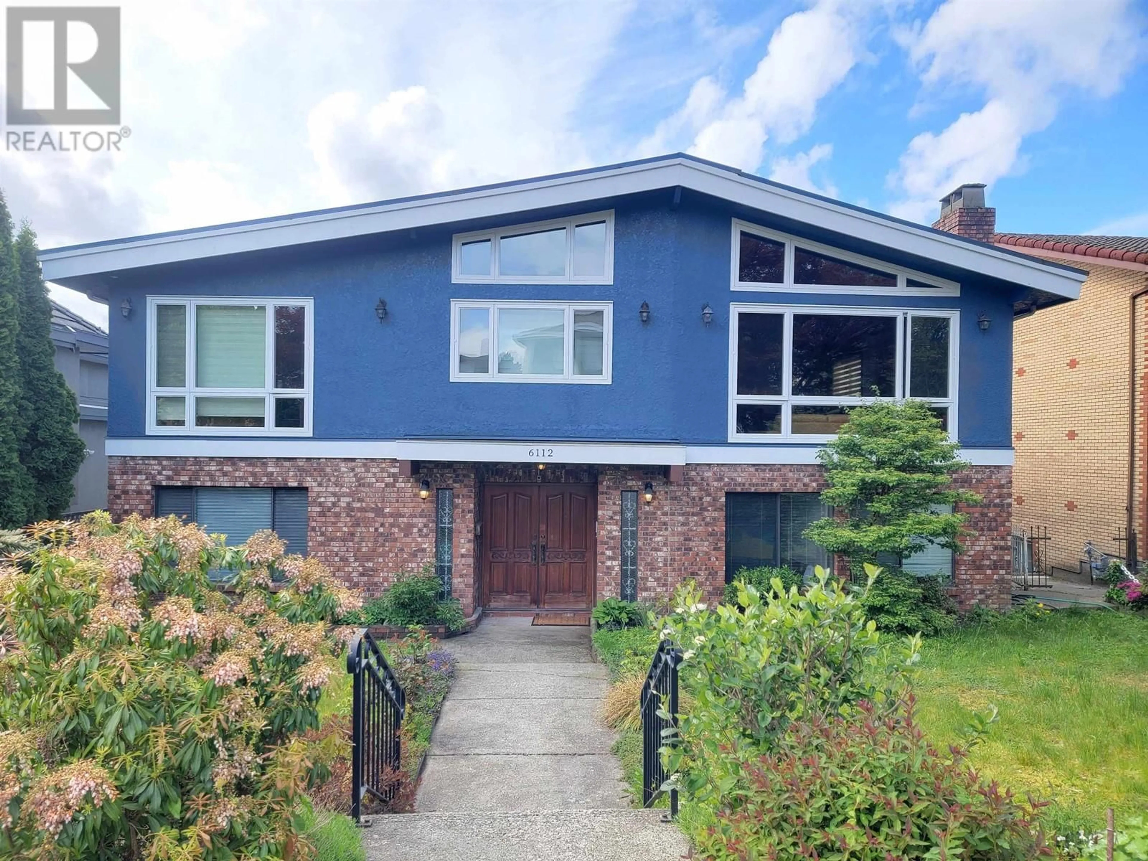 Home with brick exterior material, street for 6112 KITCHENER STREET, Burnaby British Columbia V5B2J4