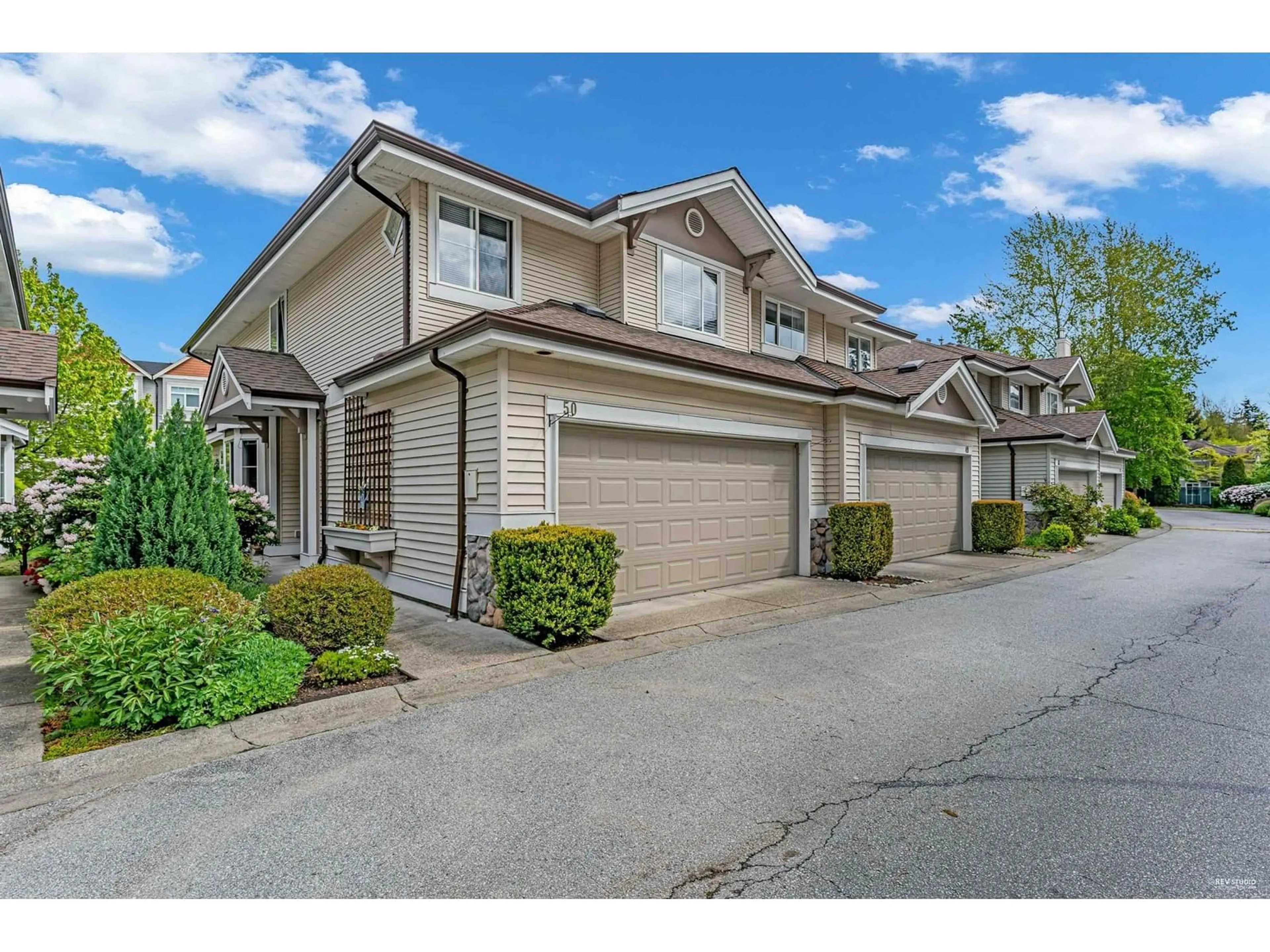 A pic from outside/outdoor area/front of a property/back of a property/a pic from drone, street for 50 - 6950 120, Surrey British Columbia V3W3M7