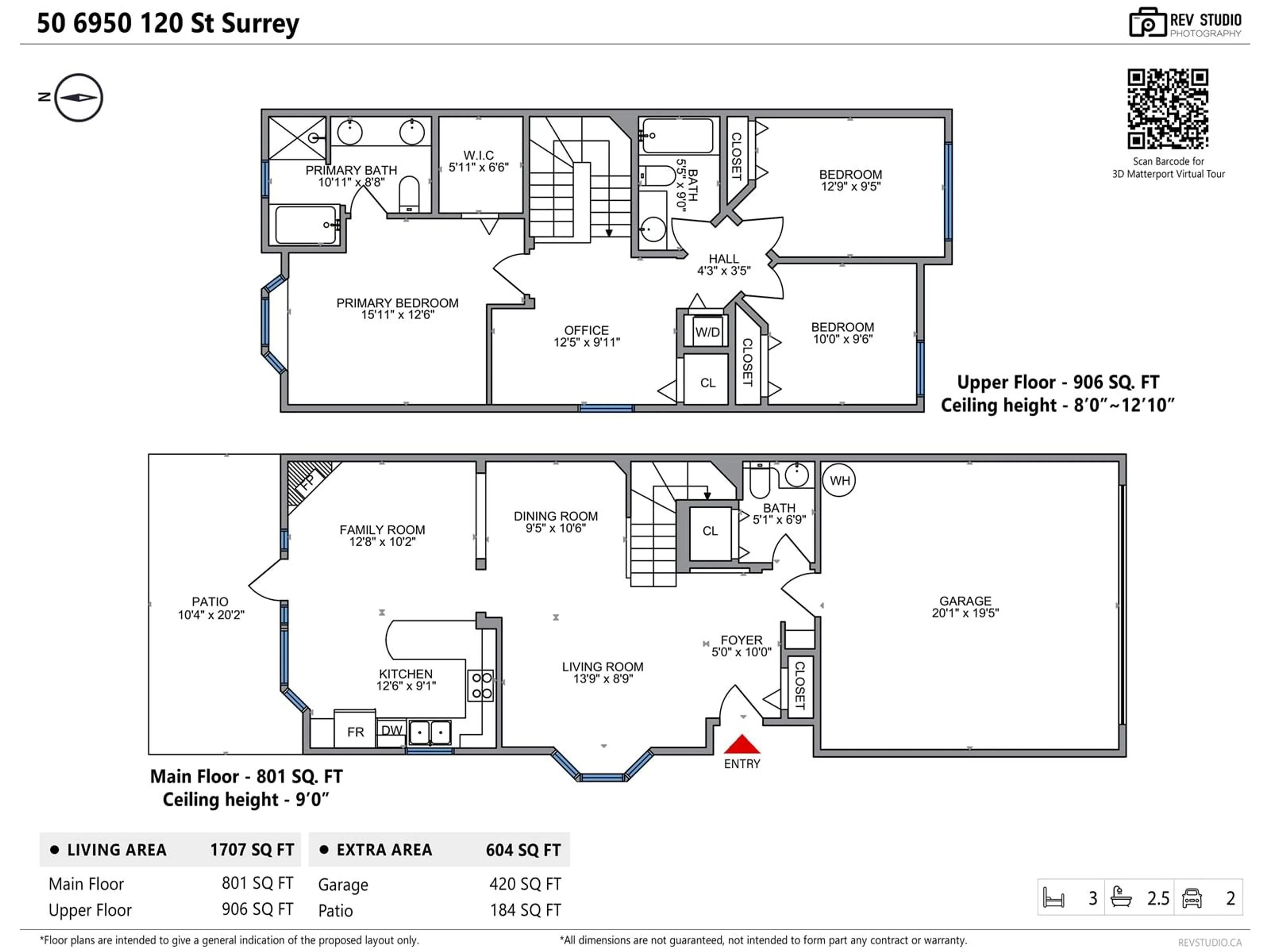 Floor plan for 50 - 6950 120, Surrey British Columbia V3W3M7