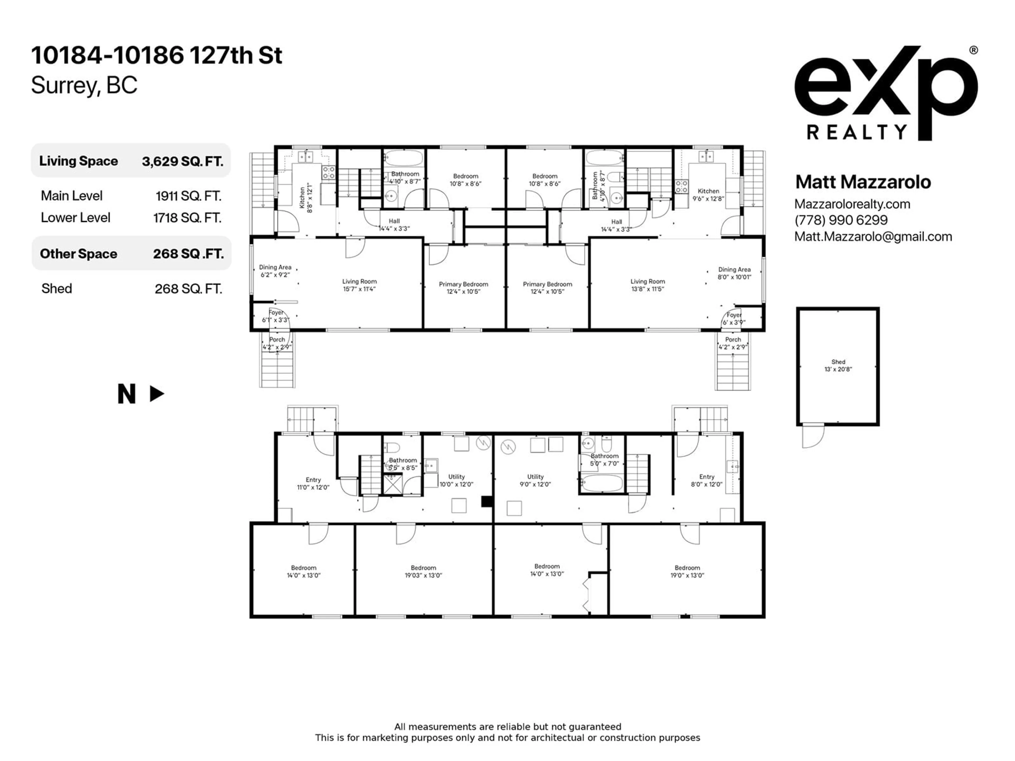 Floor plan for 10184 127, Surrey British Columbia V3V5J6