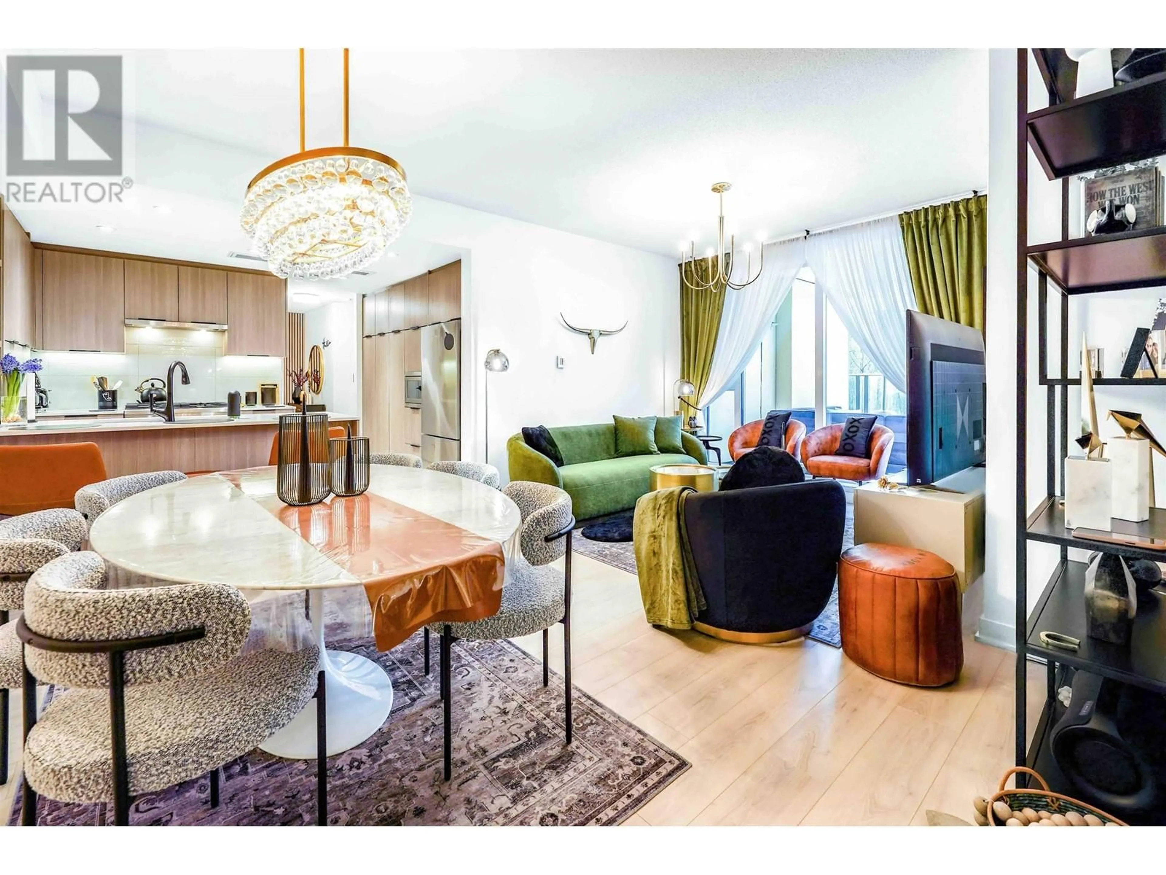 Living room with furniture, wood/laminate floor for 401 - 1401 HUNTER STREET, North Vancouver British Columbia V7J0E2