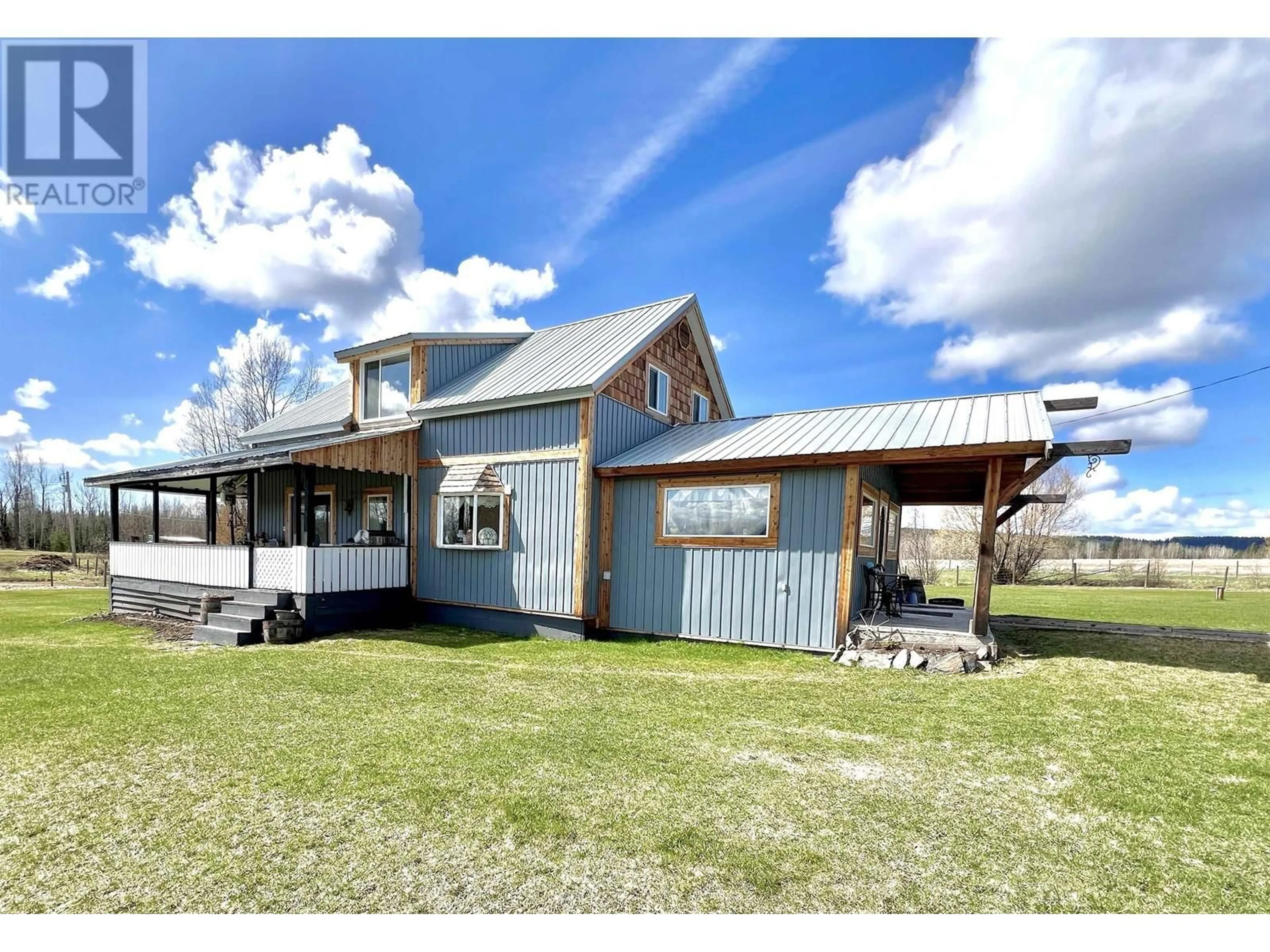 A pic from outside/outdoor area/front of a property/back of a property/a pic from drone, building for 15380 OLSON ROAD, Quesnel British Columbia V0K1S1