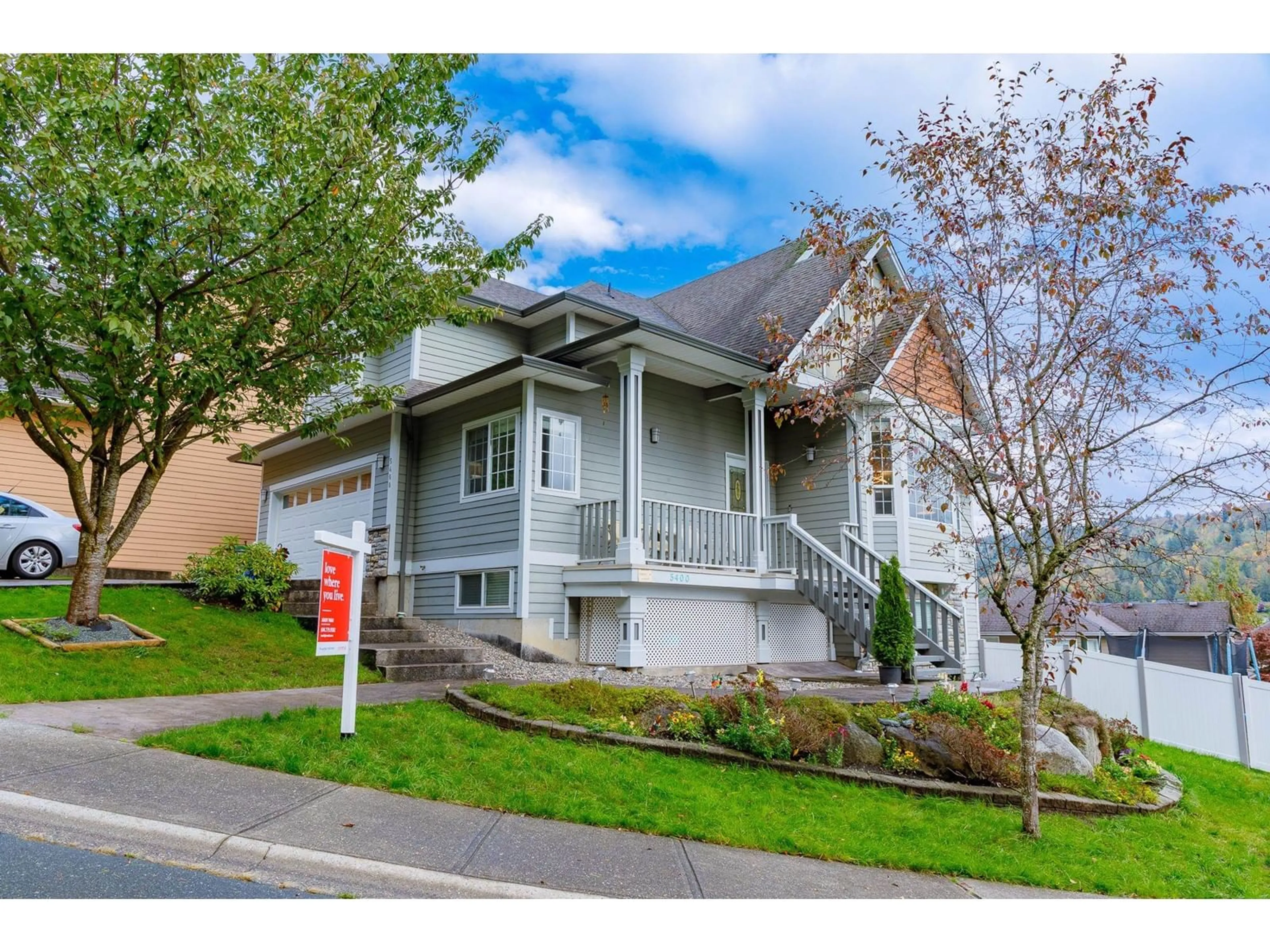 Home with vinyl exterior material, street for 5400 CHERRYWOOD DRIVE, Chilliwack British Columbia V2R0B3