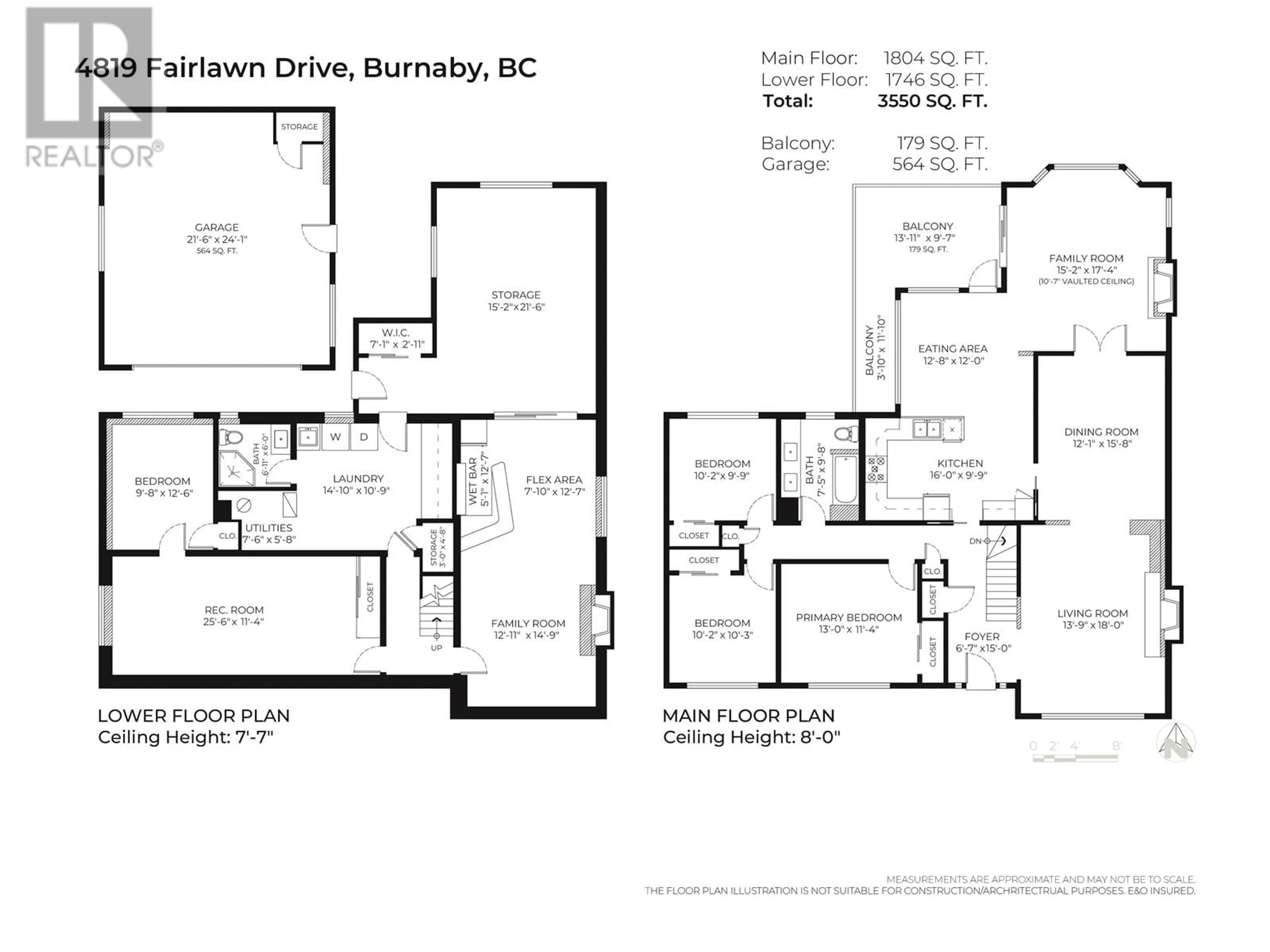 Floor plan for 4819 FAIRLAWN DRIVE, Burnaby British Columbia V5C3R7