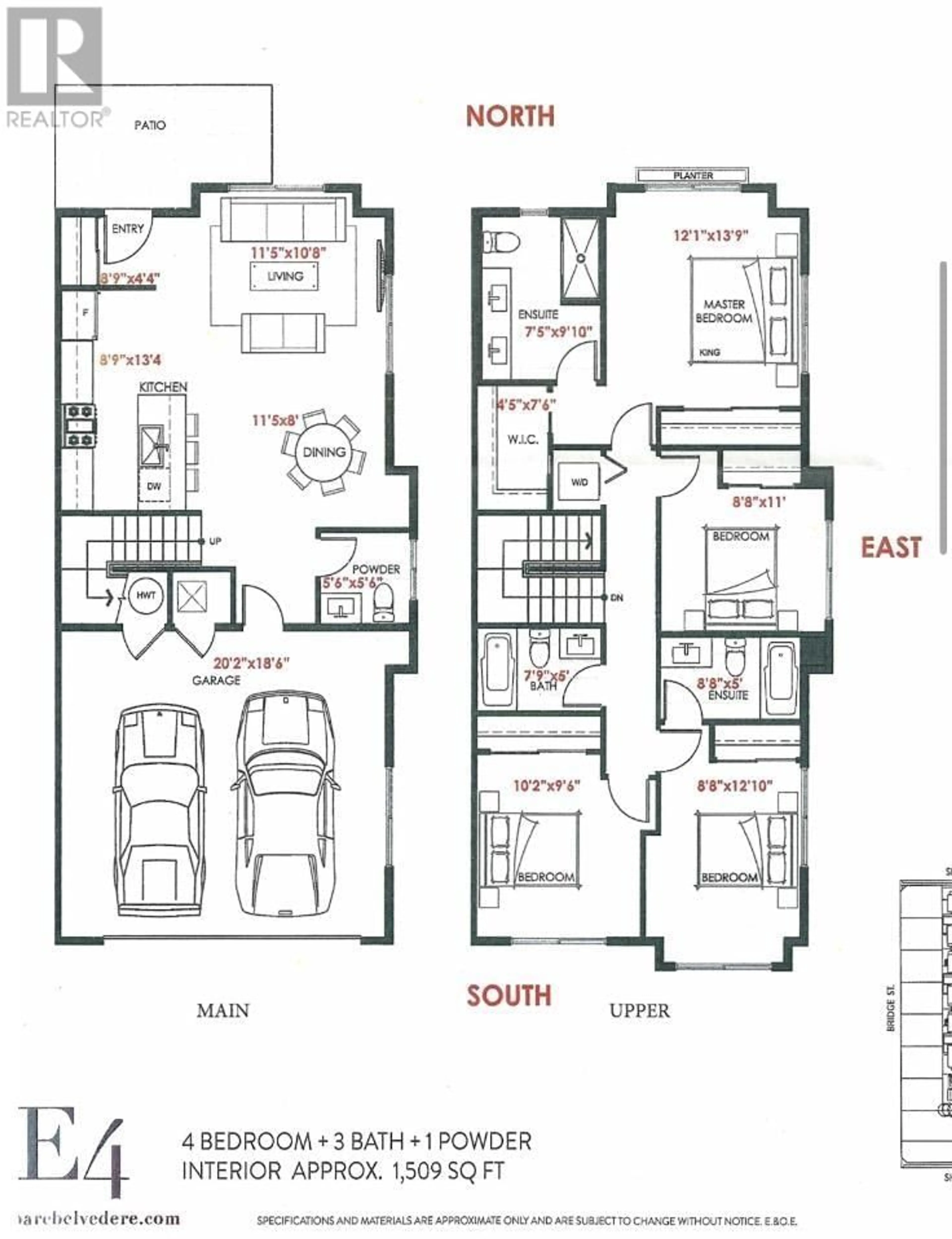 Floor plan for 35 - 7191 LECHOW STREET, Richmond British Columbia V6Y0L1