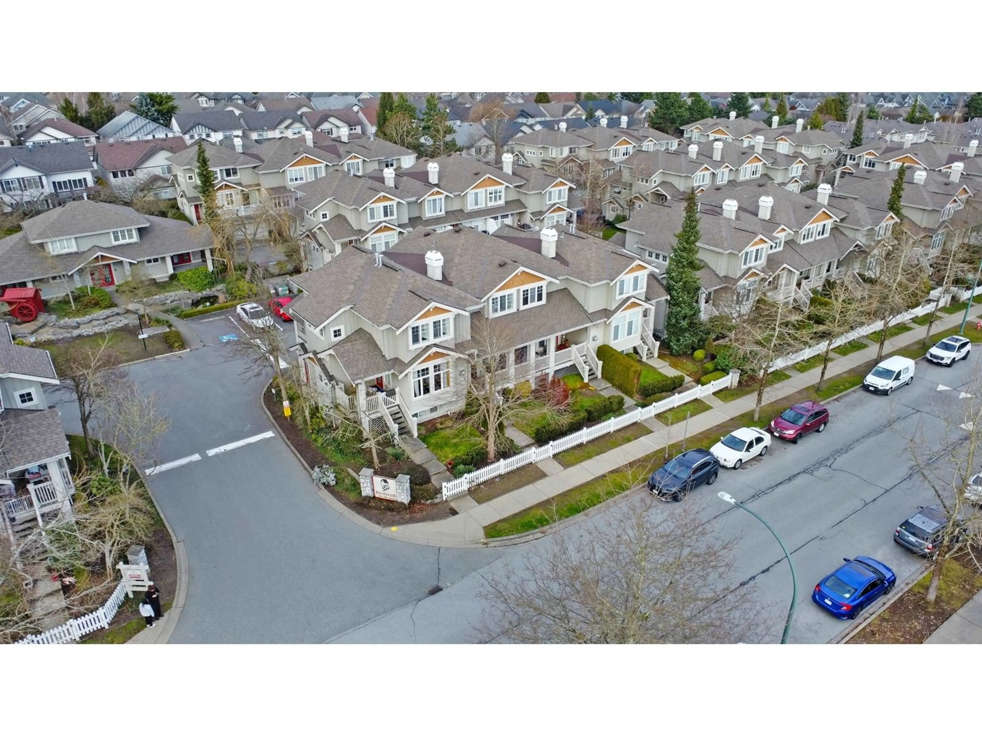 A pic from outside/outdoor area/front of a property/back of a property/a pic from drone, street for 2 - 14877 58, Surrey British Columbia V3S8Y9