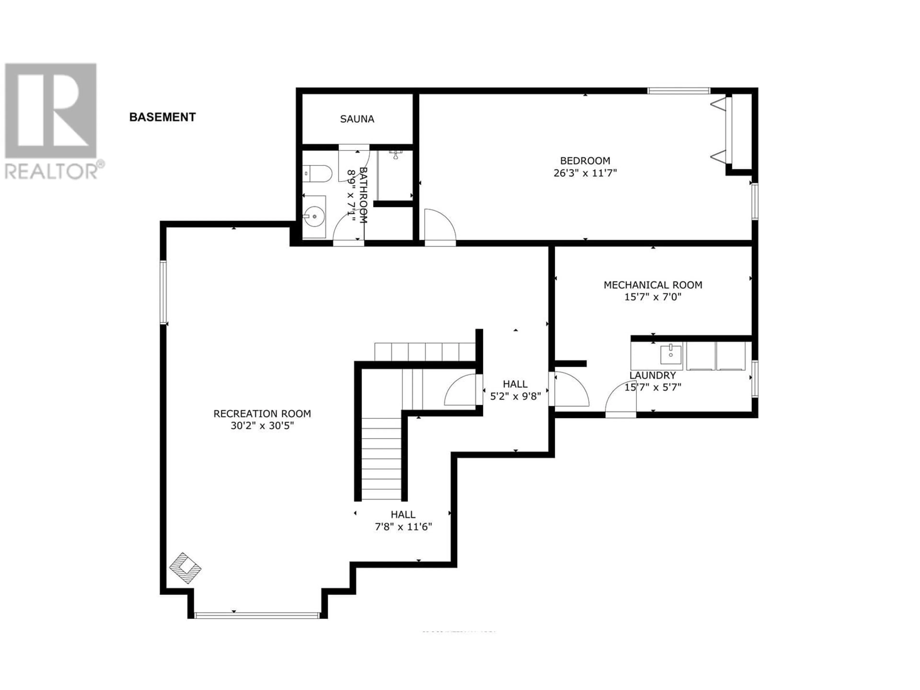 Floor plan for 9808 114 AVENUE, Fort St. John British Columbia V1J6L6