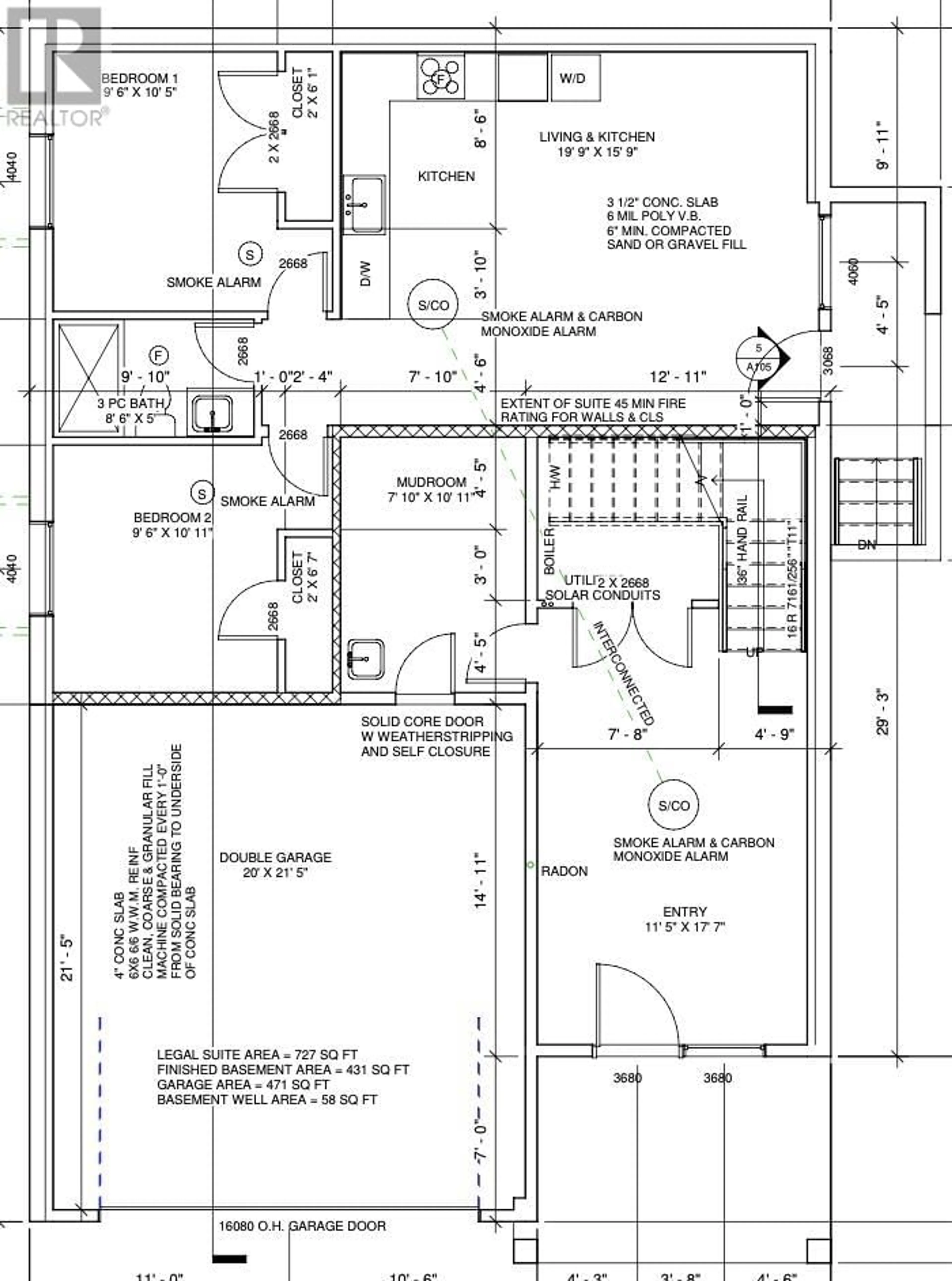 Floor plan for 13582 BIRDTAIL DRIVE, Maple Ridge British Columbia V4R2P7