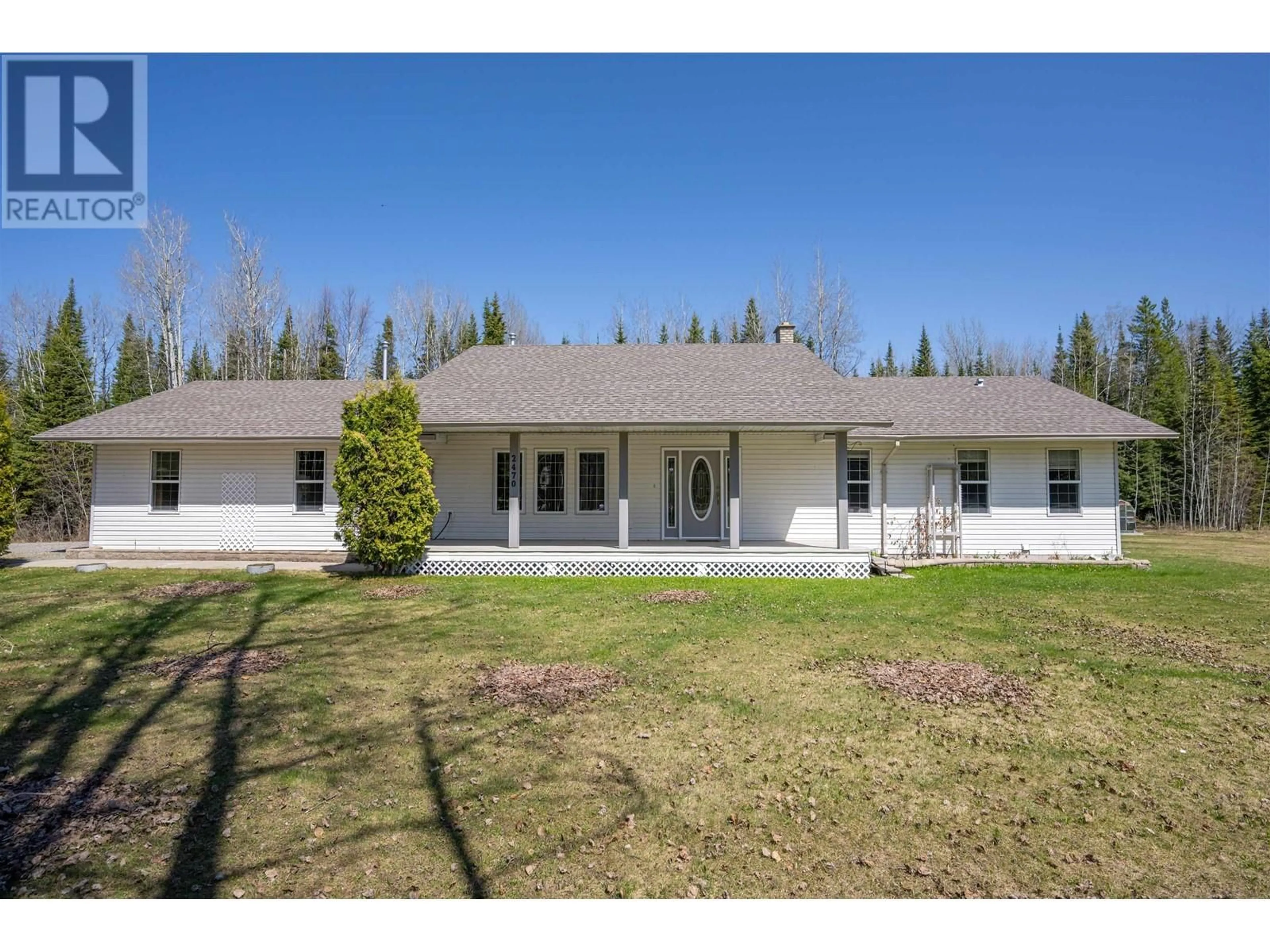 A pic from outside/outdoor area/front of a property/back of a property/a pic from drone, street for 2470 CHRISTOPHER DRIVE, Prince George British Columbia V2K5W6