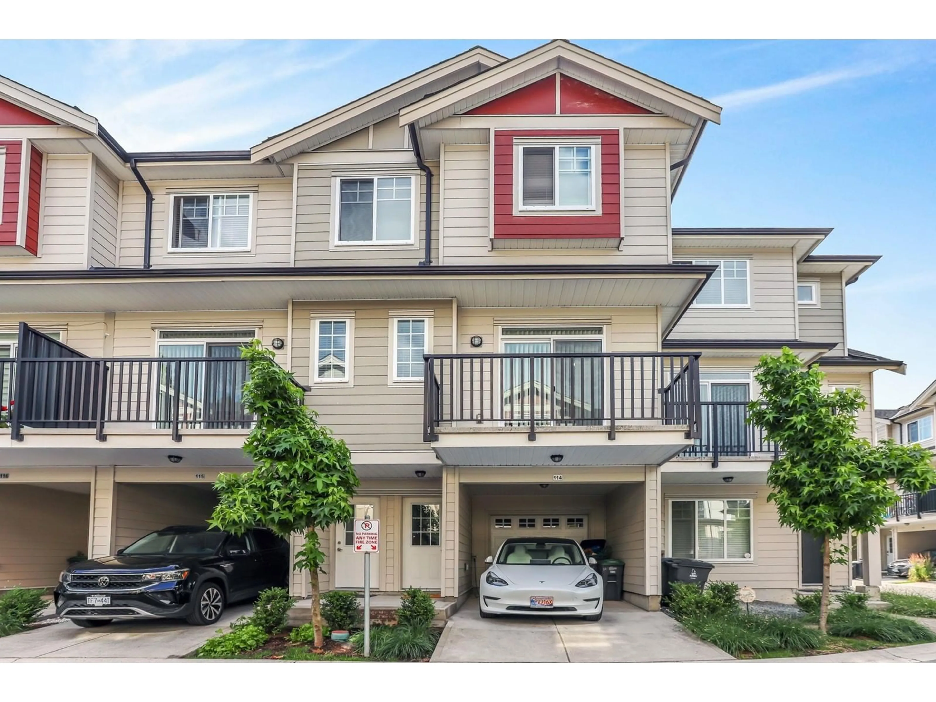 Home with vinyl exterior material, street for 114 - 13898 64, Surrey British Columbia V3W1L6