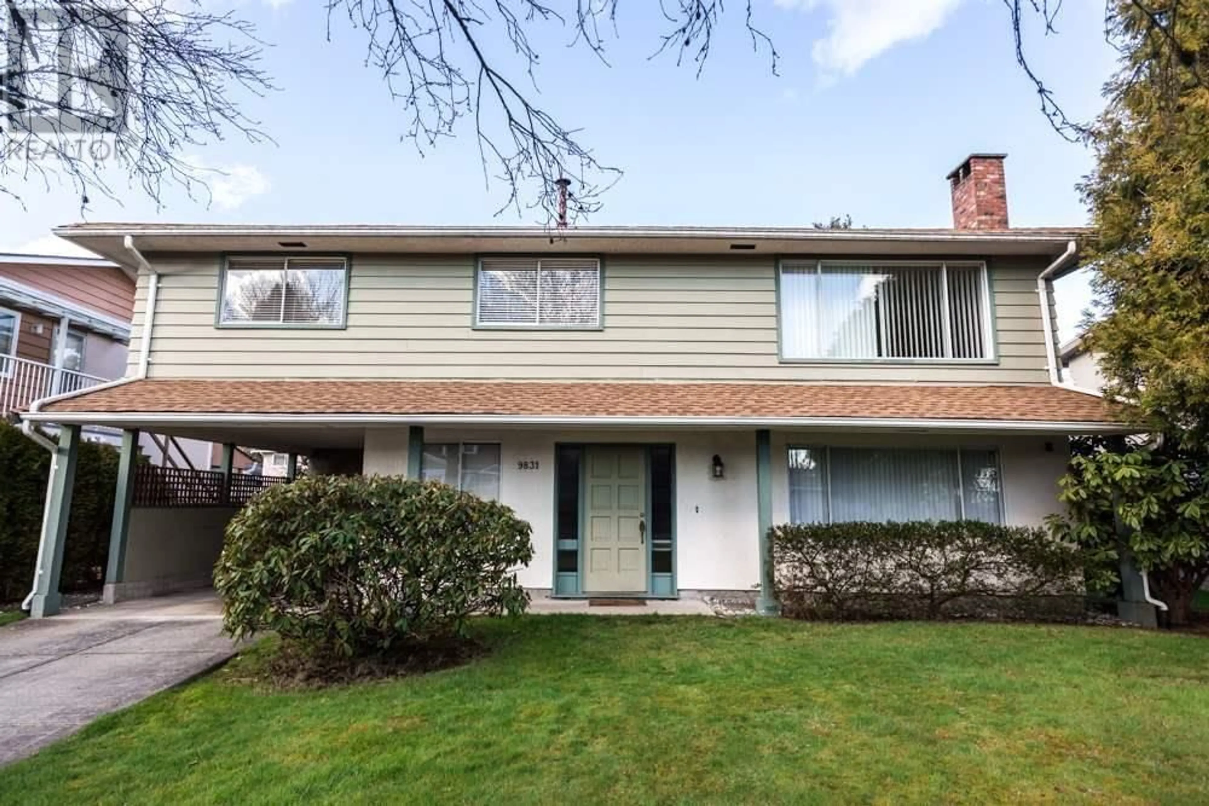 Home with vinyl exterior material, street for 9831 GLENTHORNE DRIVE, Richmond British Columbia V7A1Y3