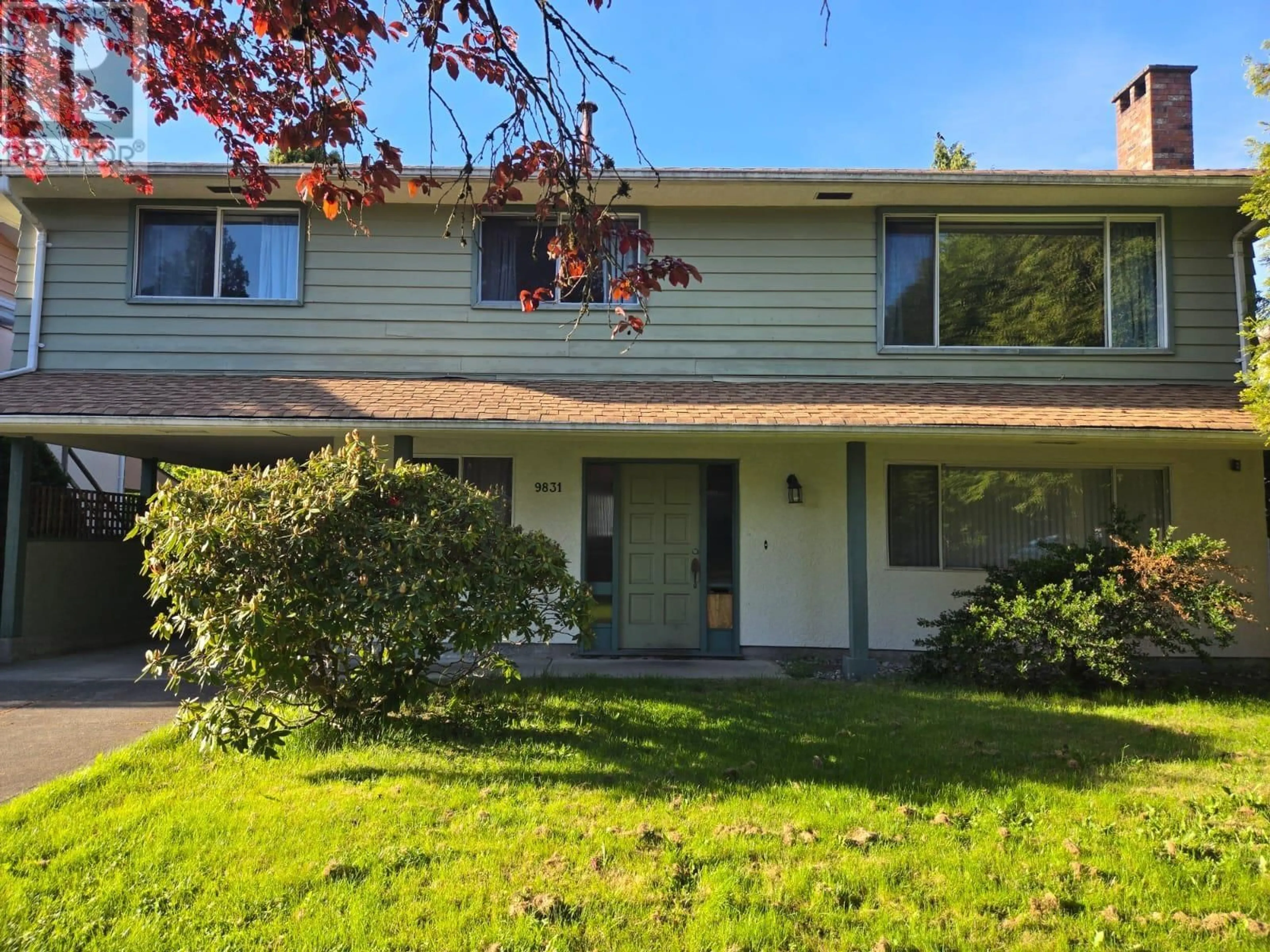 Home with vinyl exterior material, street for 9831 GLENTHORNE DRIVE, Richmond British Columbia V7A1Y3