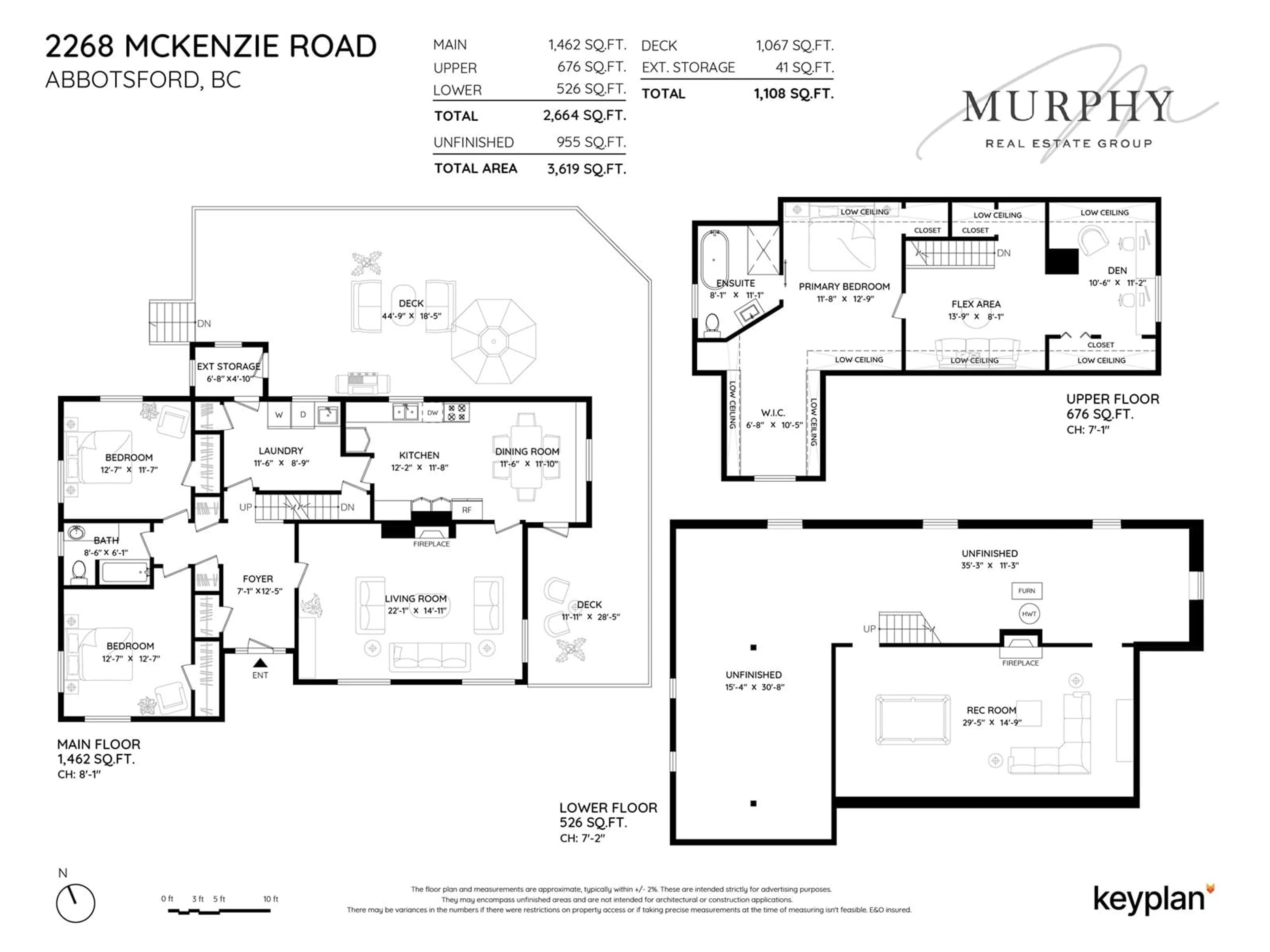 Floor plan for 2268 MCKENZIE, Abbotsford British Columbia V2S3Z8