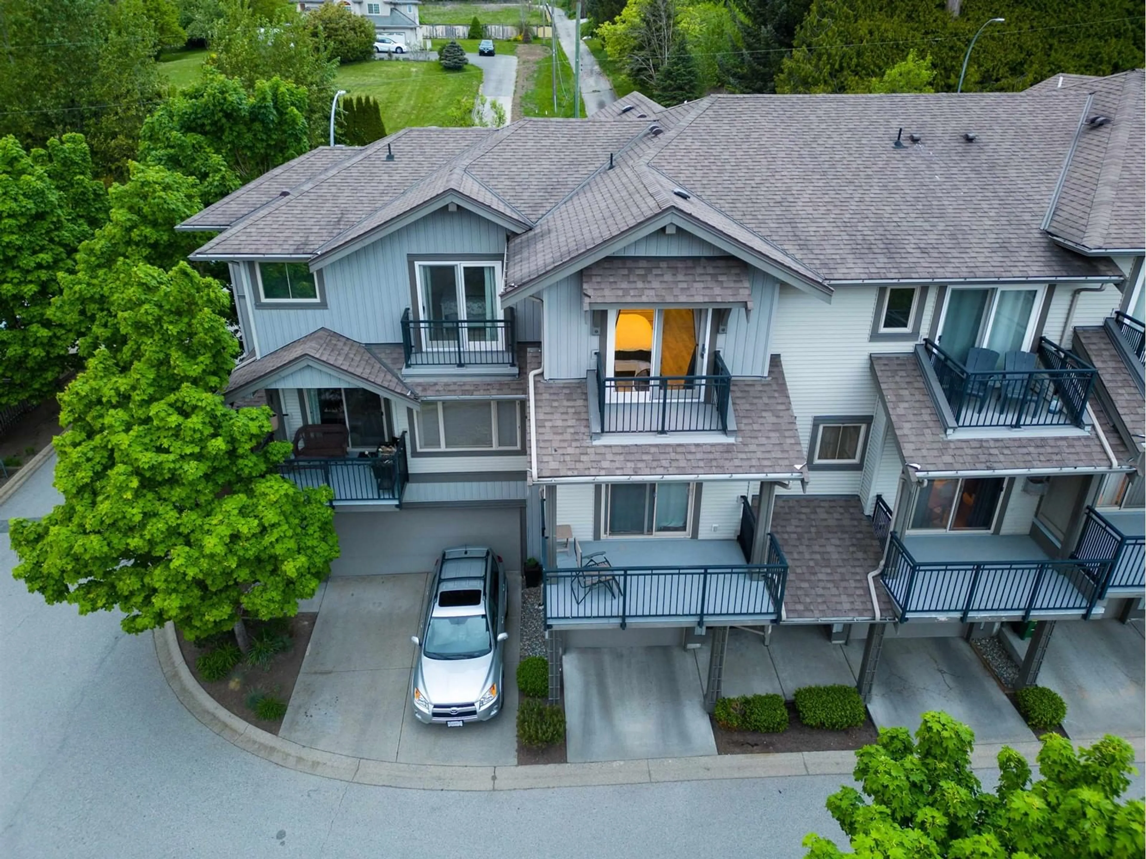 A pic from outside/outdoor area/front of a property/back of a property/a pic from drone, street for 7 - 20326 68, Langley British Columbia V2Y0E3