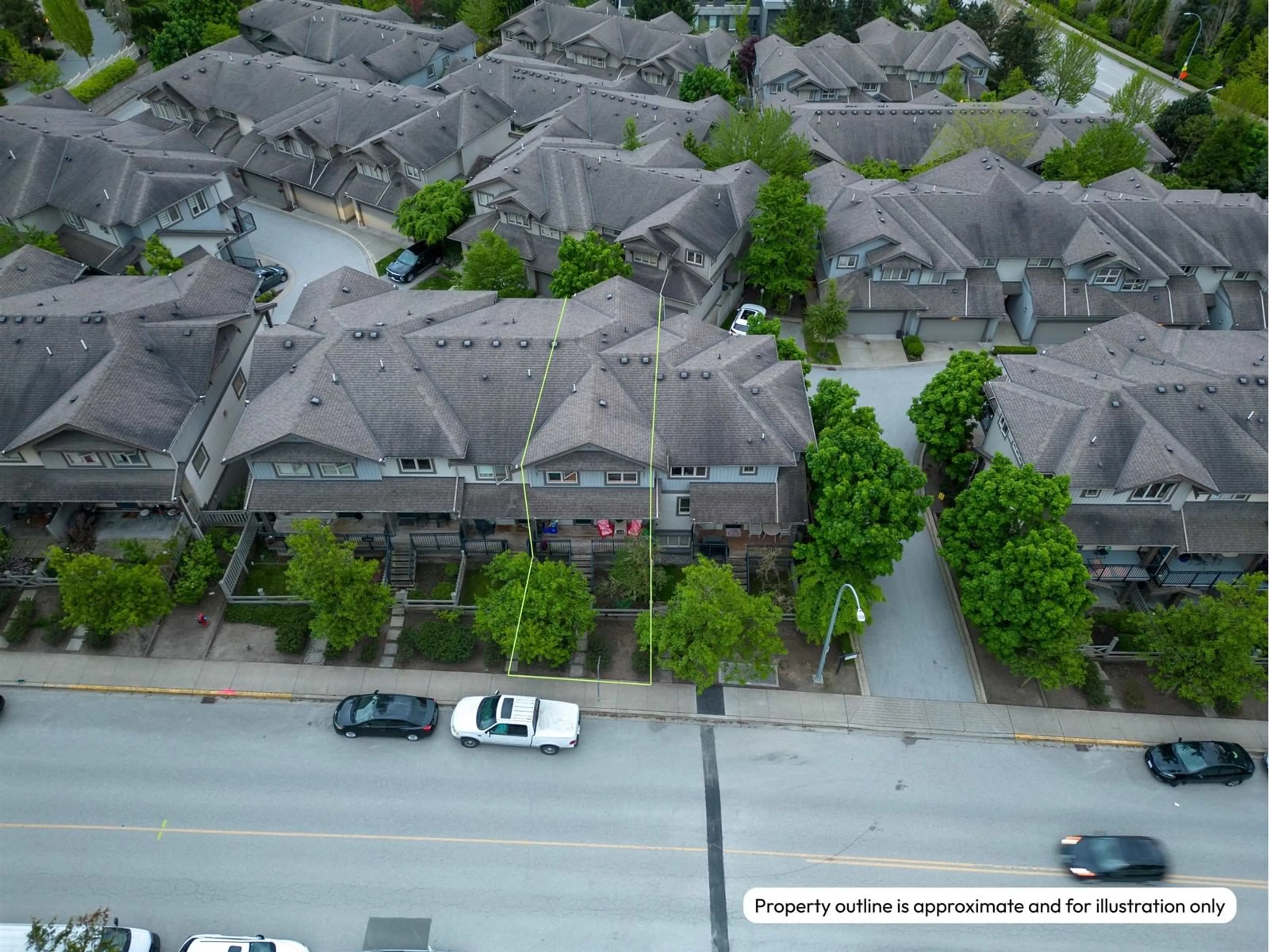 A pic from outside/outdoor area/front of a property/back of a property/a pic from drone, street for 7 - 20326 68, Langley British Columbia V2Y0E3