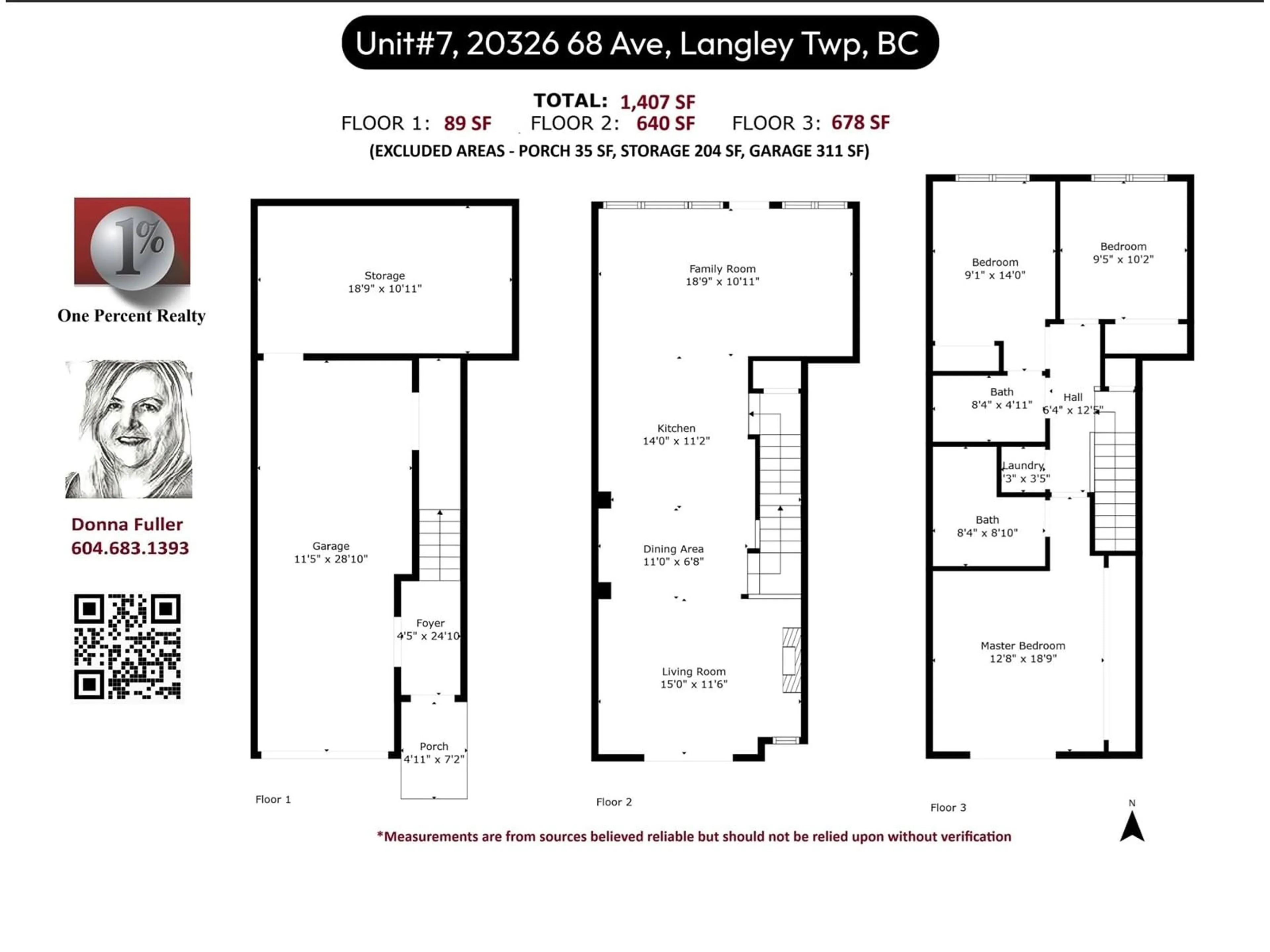 Floor plan for 7 - 20326 68, Langley British Columbia V2Y0E3