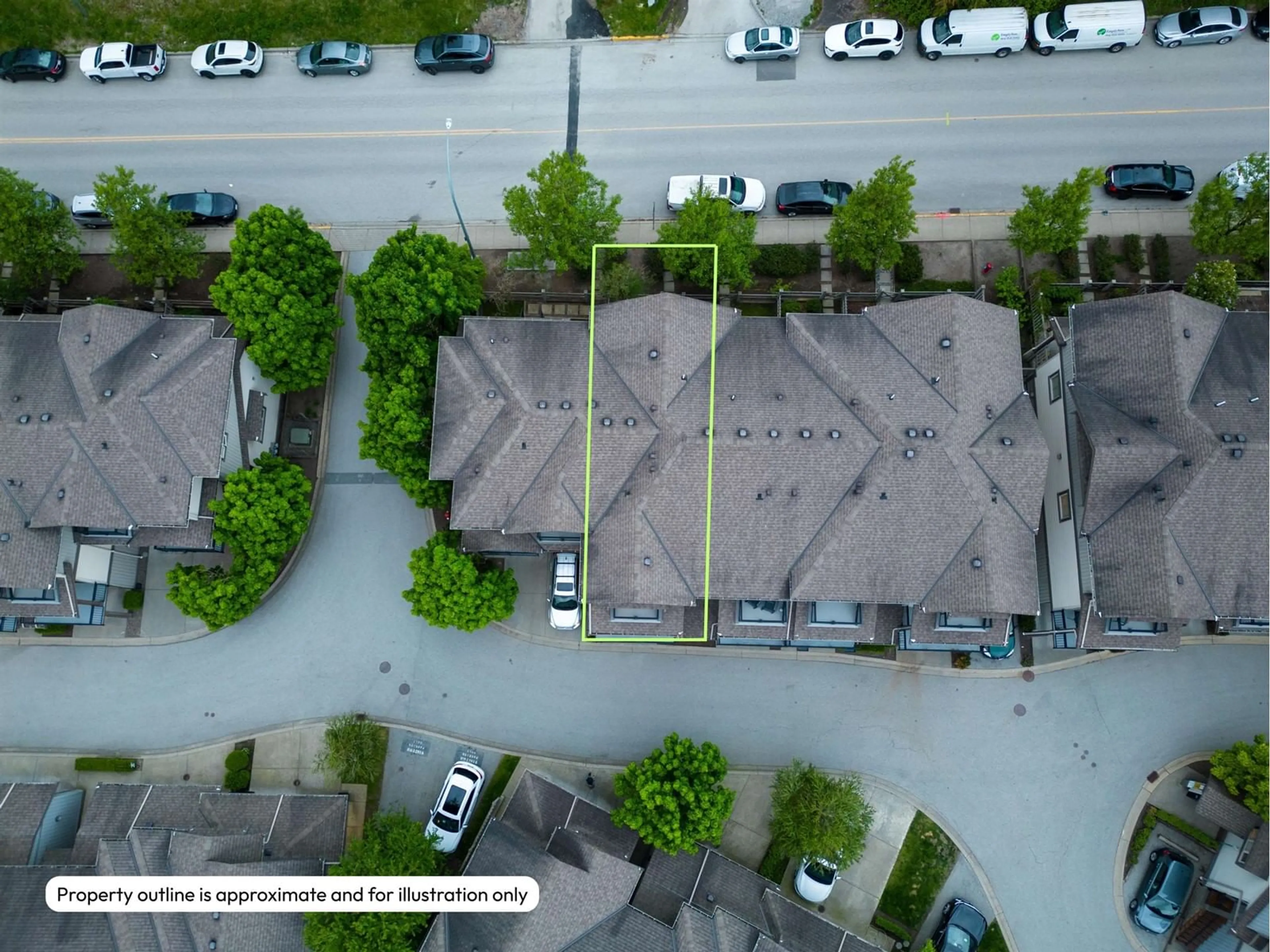 A pic from outside/outdoor area/front of a property/back of a property/a pic from drone, street for 7 - 20326 68, Langley British Columbia V2Y0E3