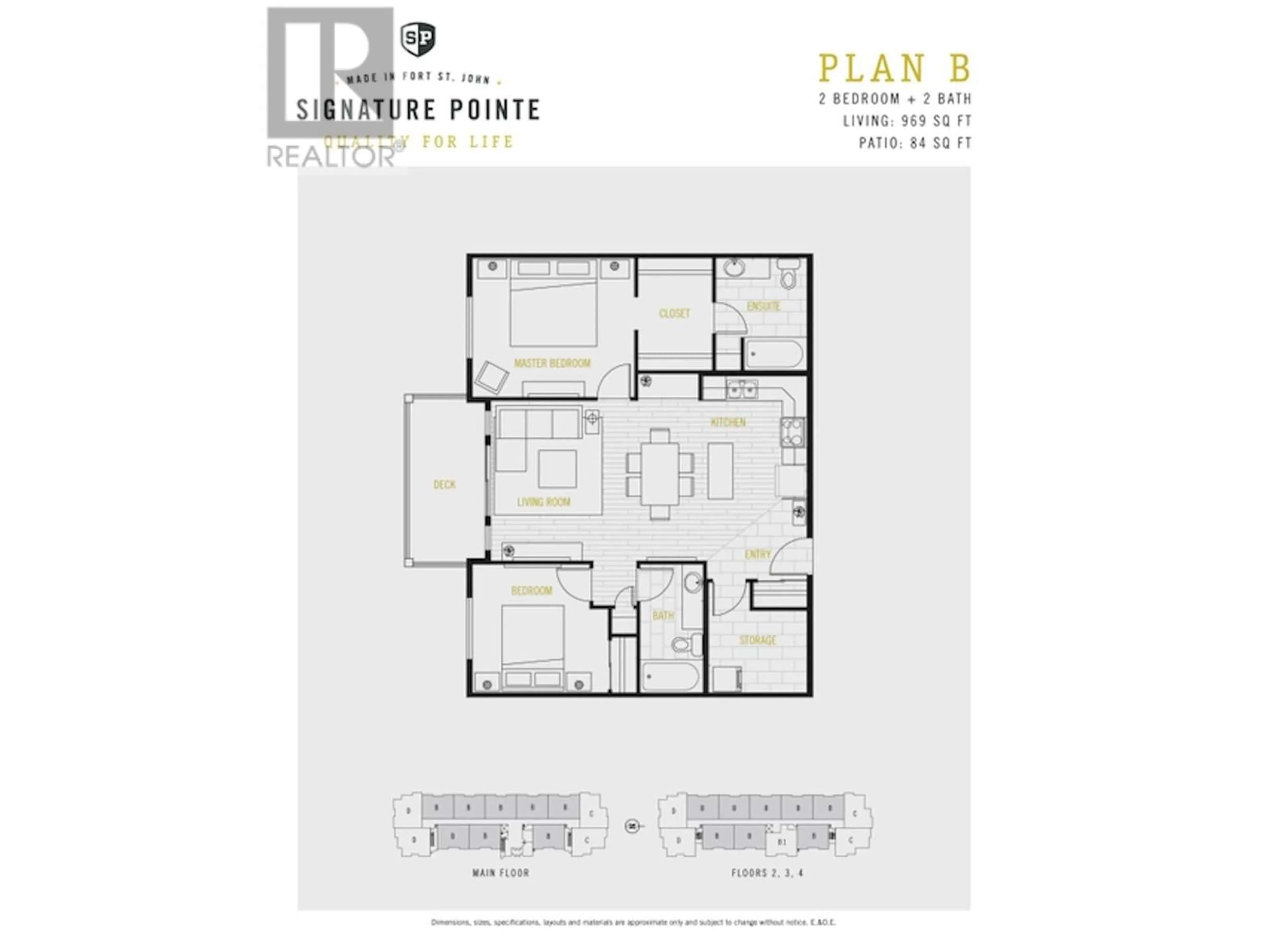 Floor plan for 112 - 11203 105 AVENUE, Fort St. John British Columbia V1J0L3